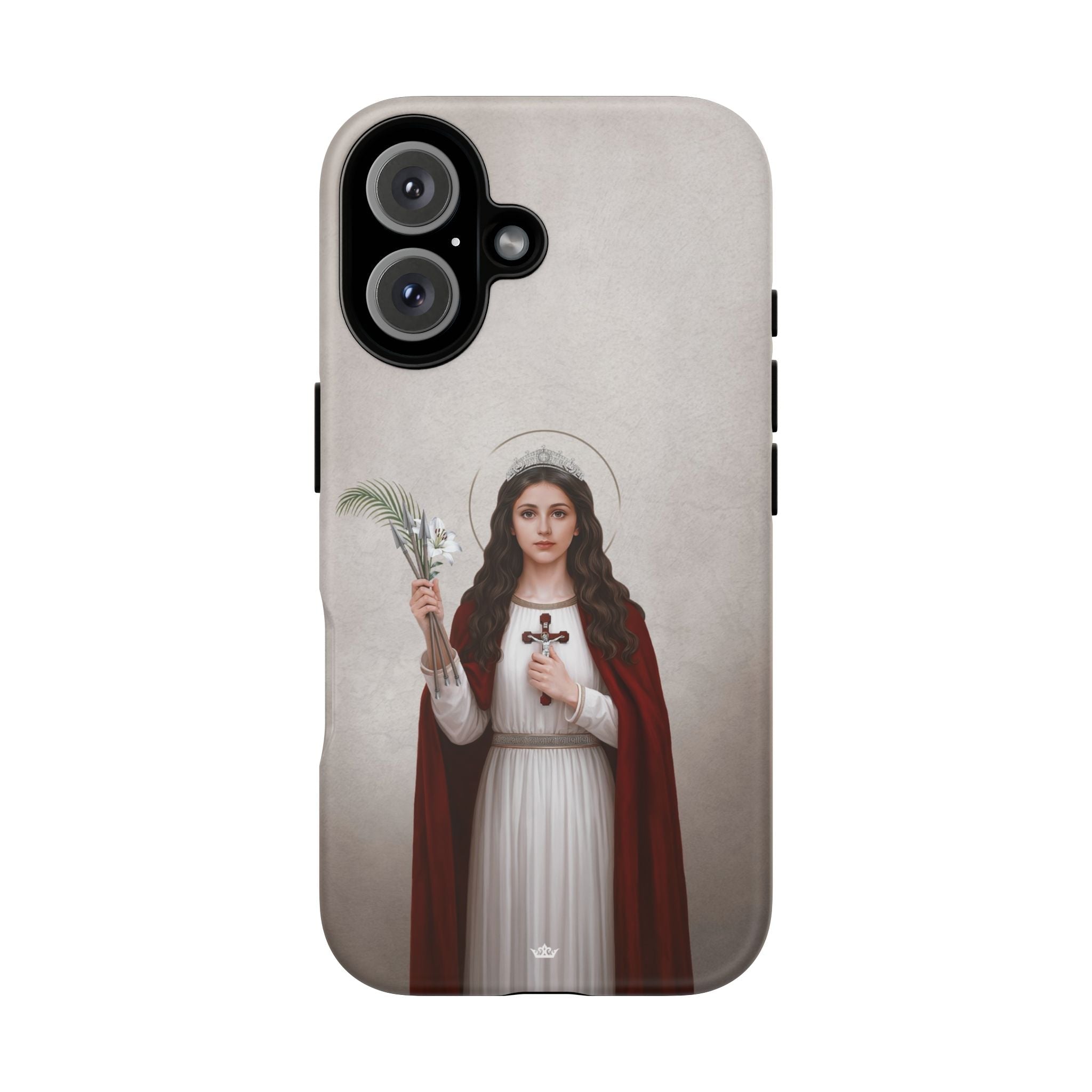 St. Philomena Hard Phone Case (Light) - Venxara