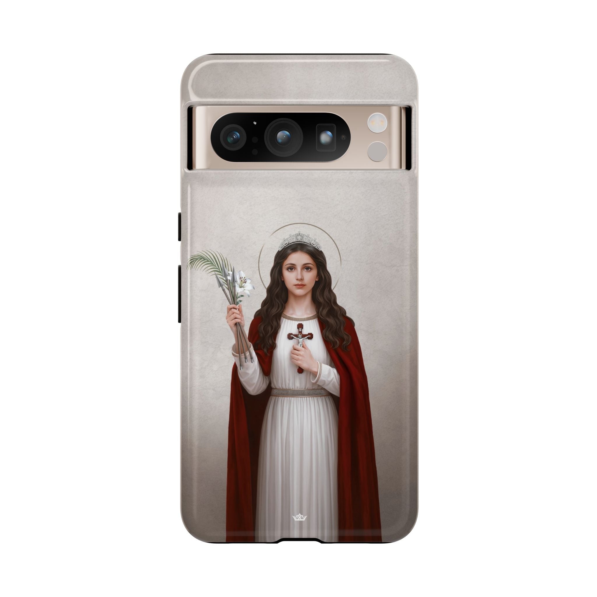 St. Philomena Hard Phone Case (Light) - Venxara