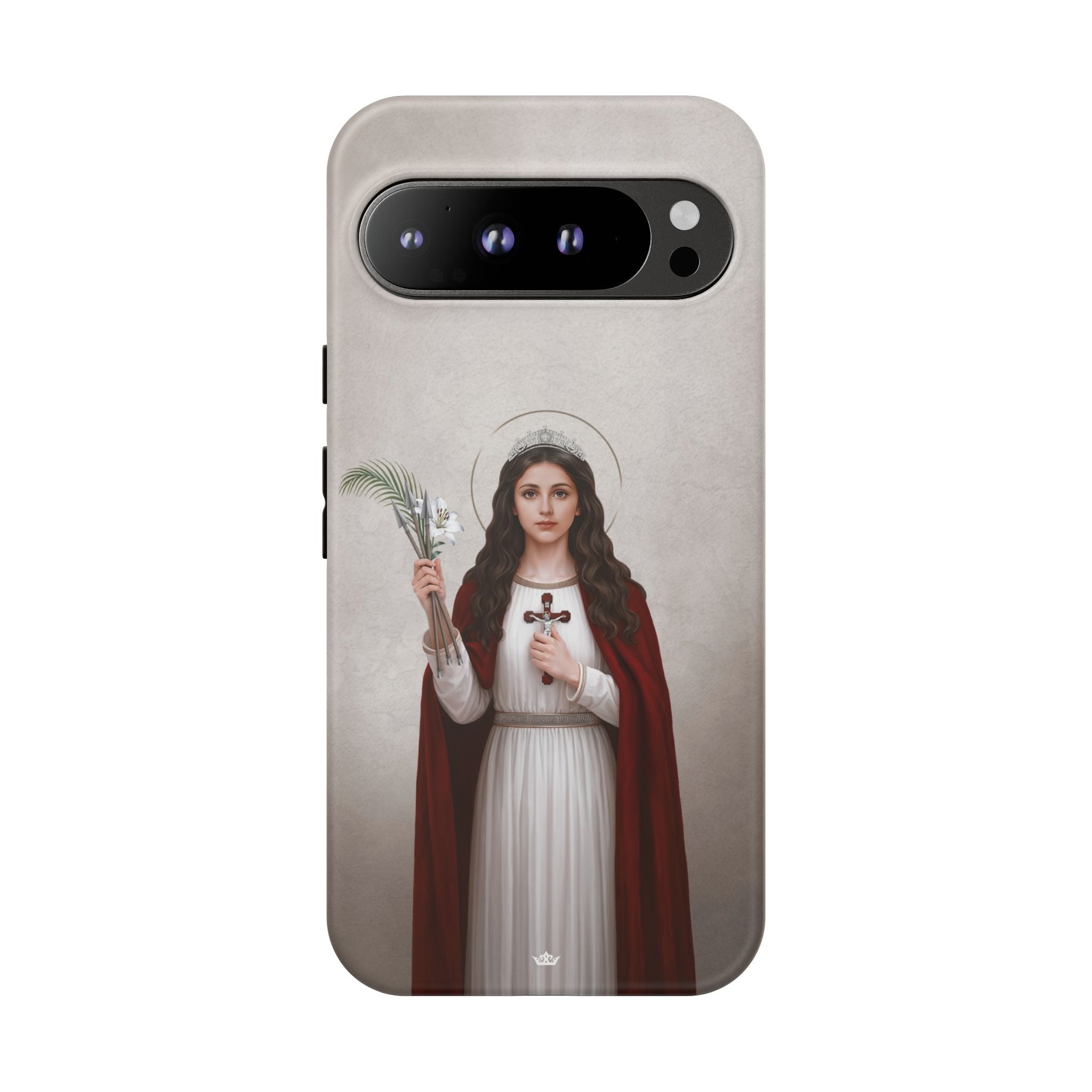 St. Philomena Hard Phone Case (Light) - Venxara