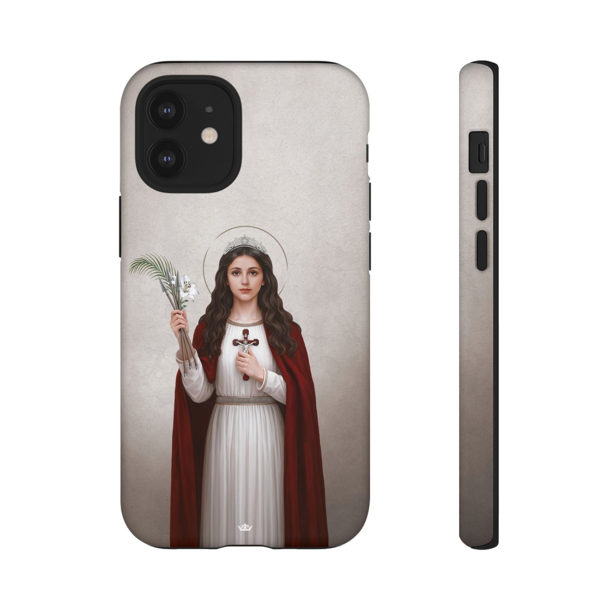 St. Philomena Hard Phone Case (Light) - Venxara