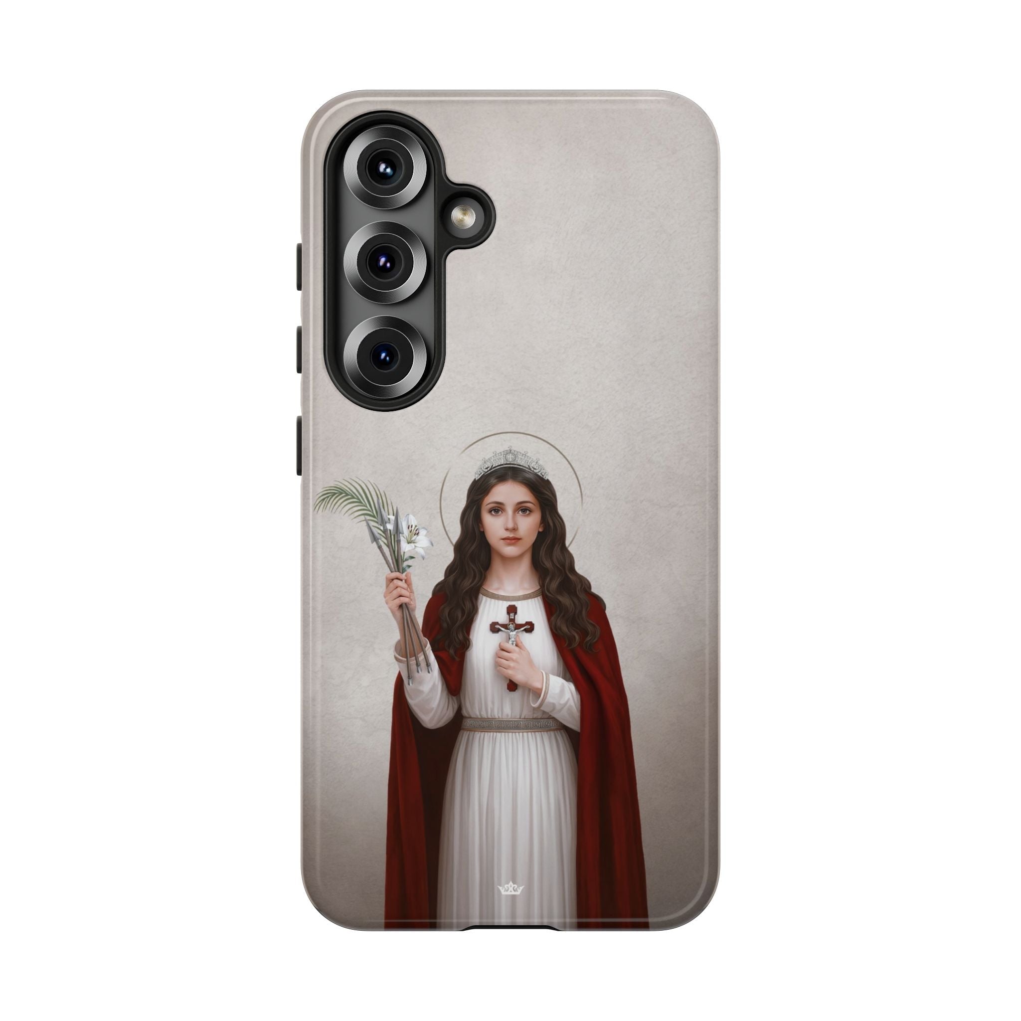 St. Philomena Hard Phone Case (Light) - Venxara