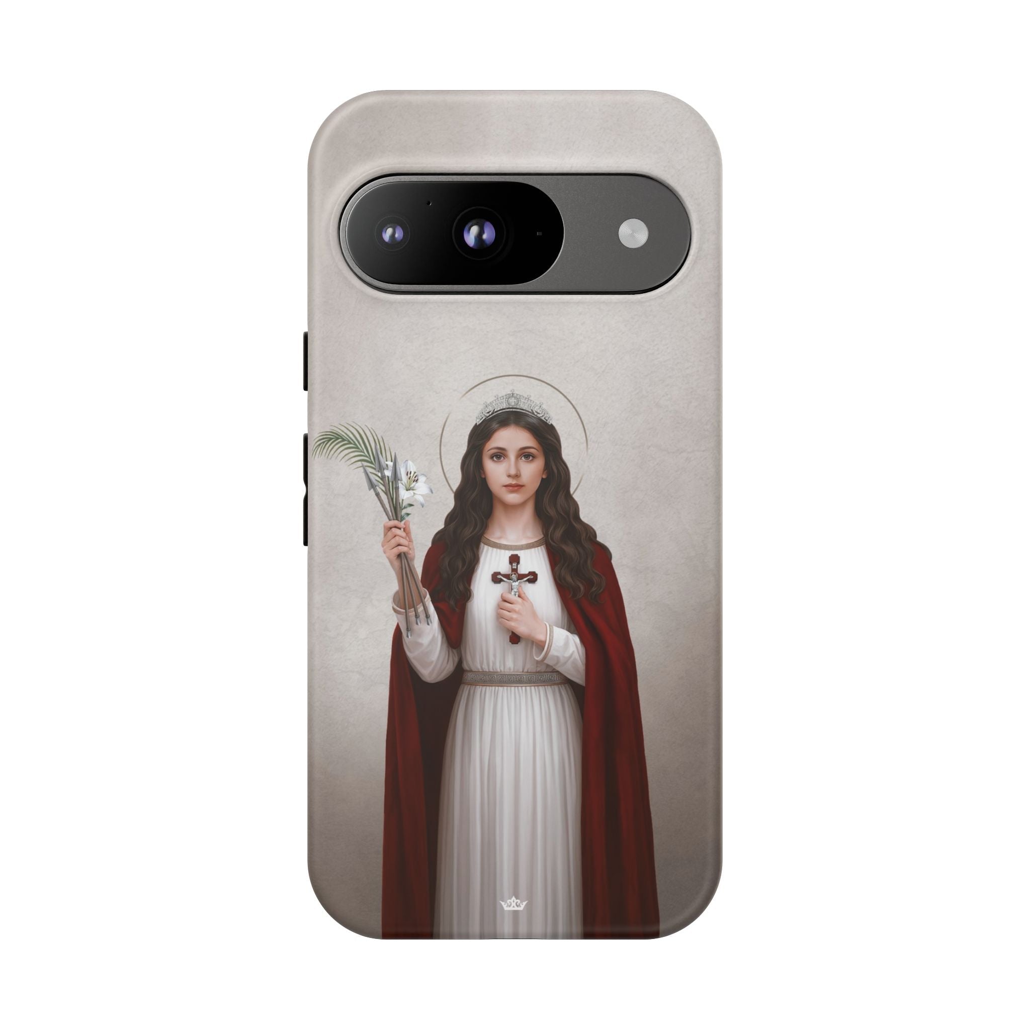St. Philomena Hard Phone Case (Light) - Venxara