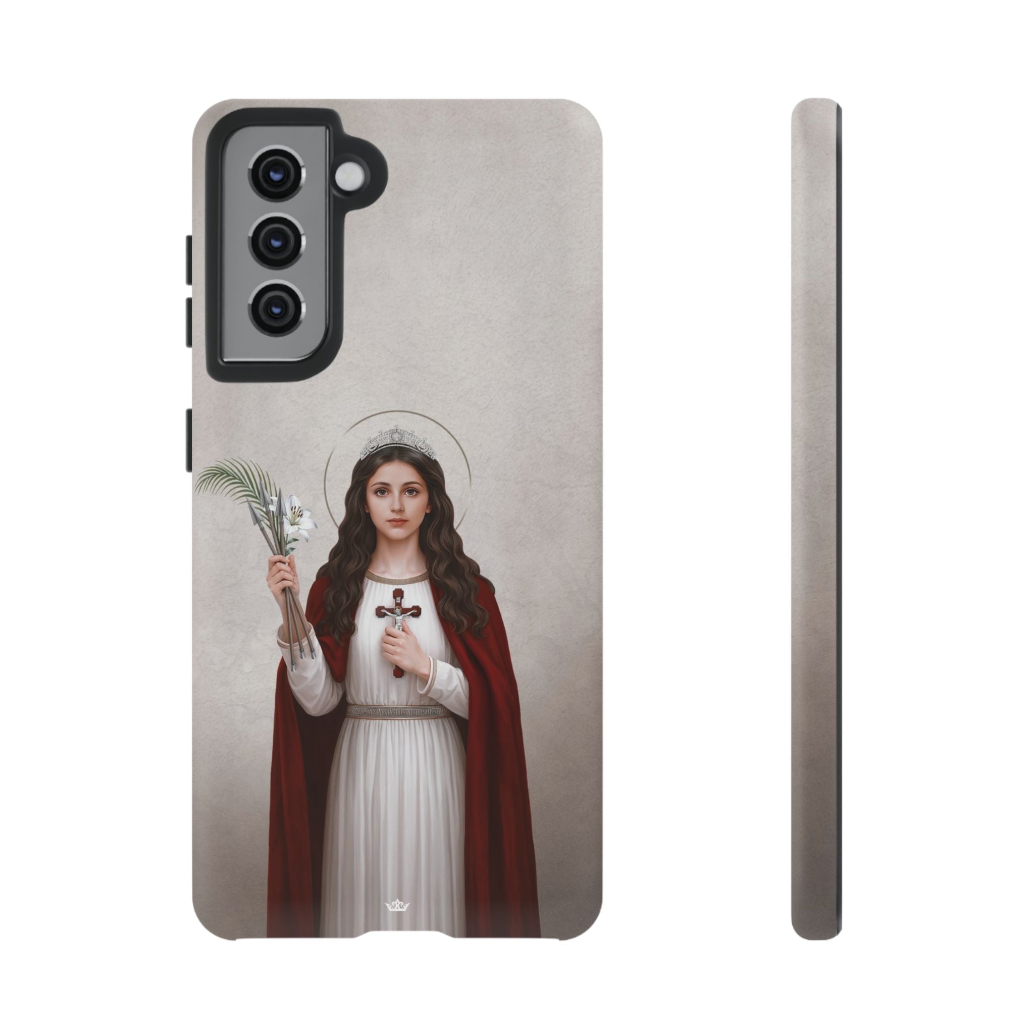 St. Philomena Hard Phone Case (Light) - Venxara