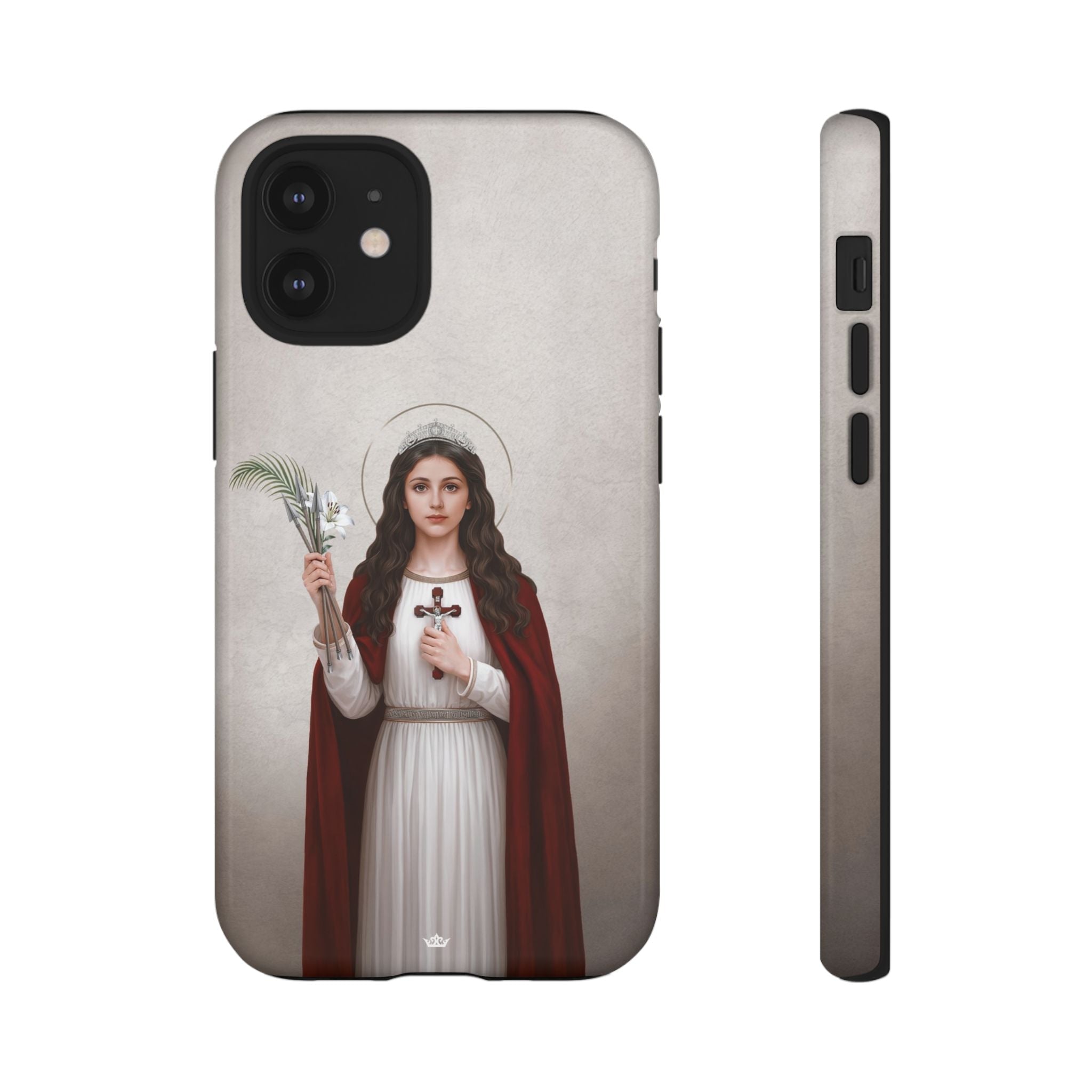 St. Philomena Hard Phone Case (Light) - Venxara