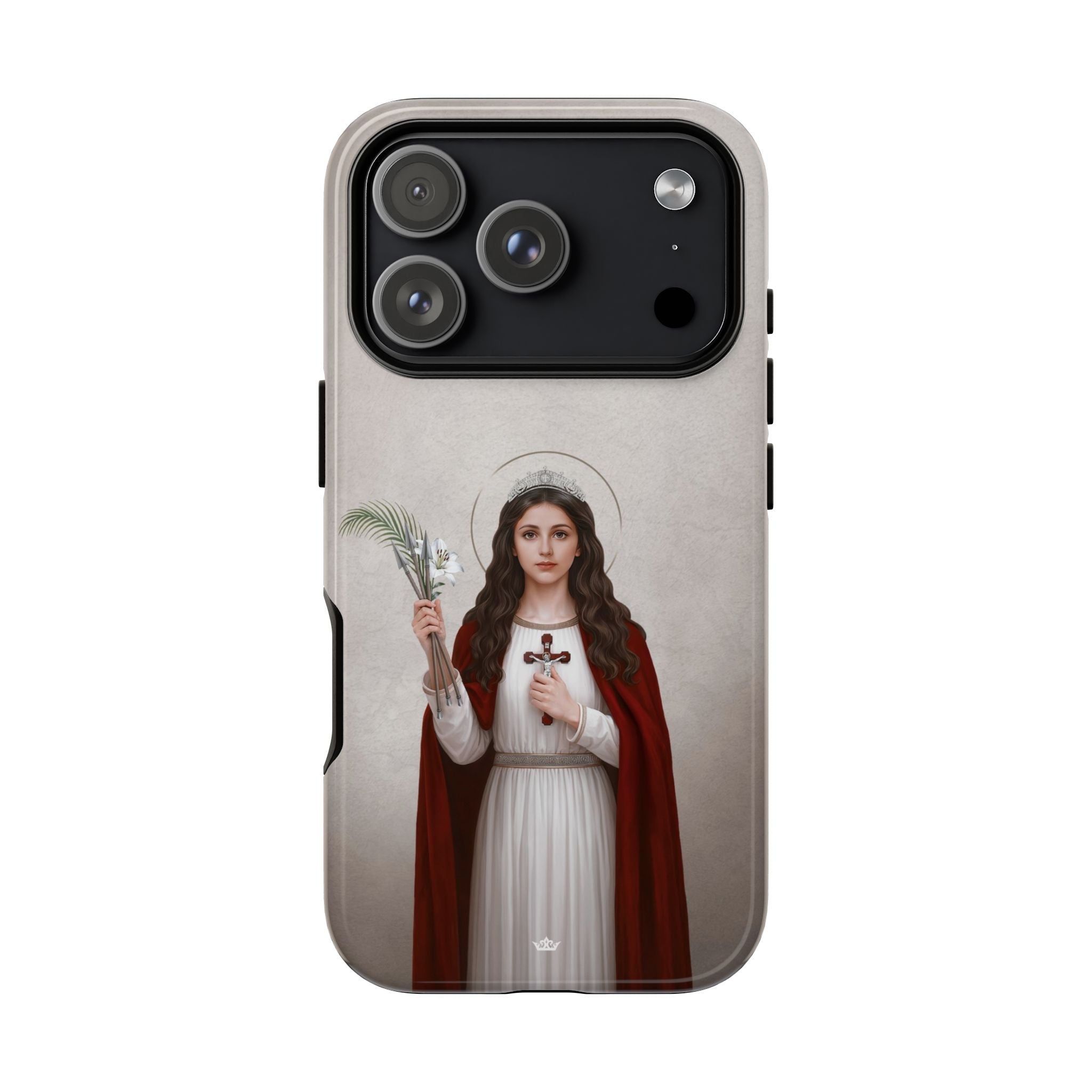 St. Philomena Hard Phone Case (Light) - Venxara