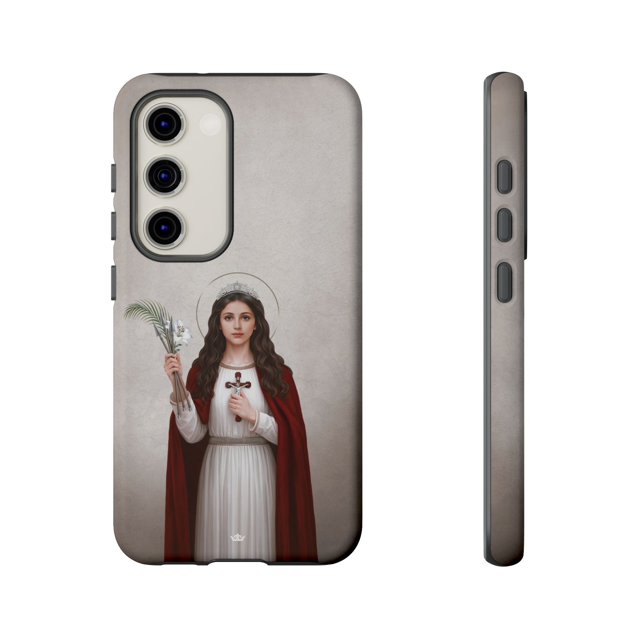 St. Philomena Hard Phone Case (Light) - Venxara