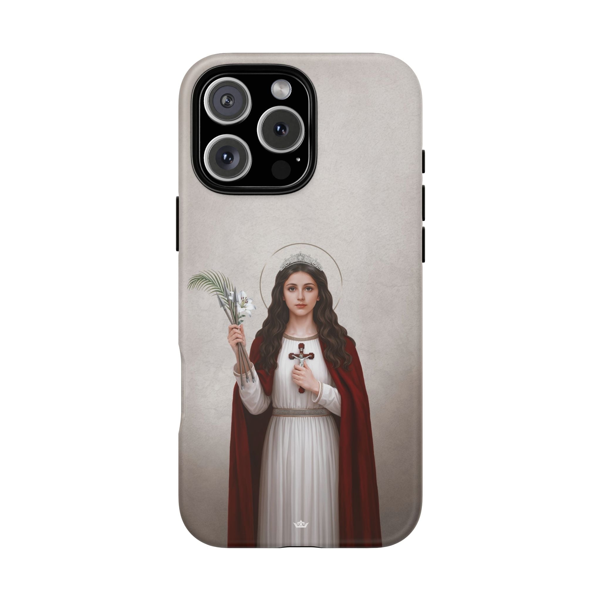 St. Philomena Hard Phone Case (Light) - Venxara