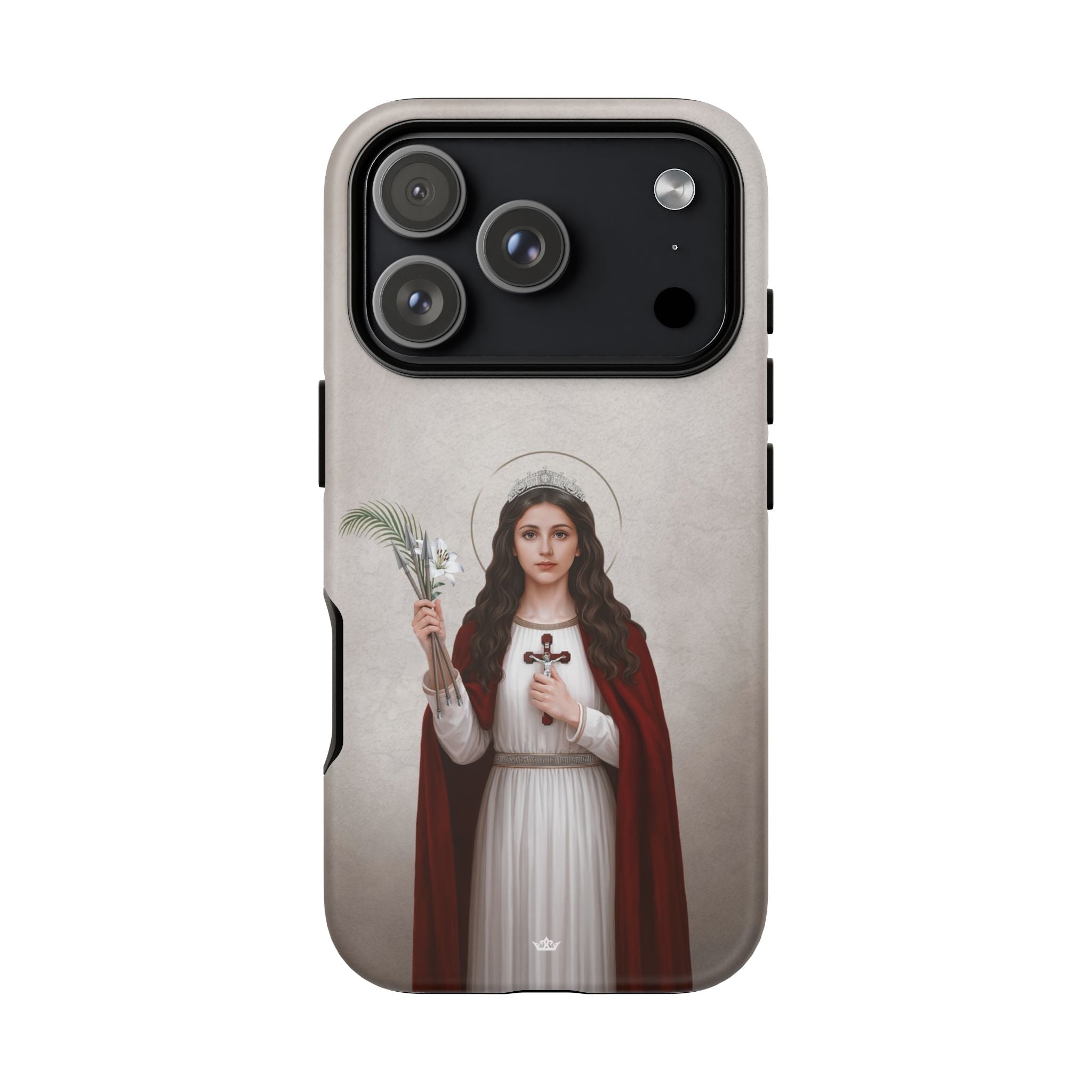 St. Philomena Hard Phone Case (Light) - Venxara