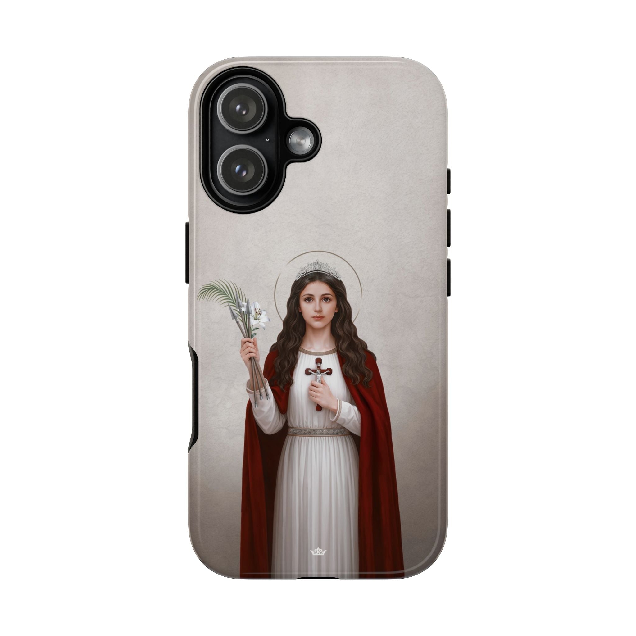 St. Philomena Hard Phone Case (Light) - Venxara