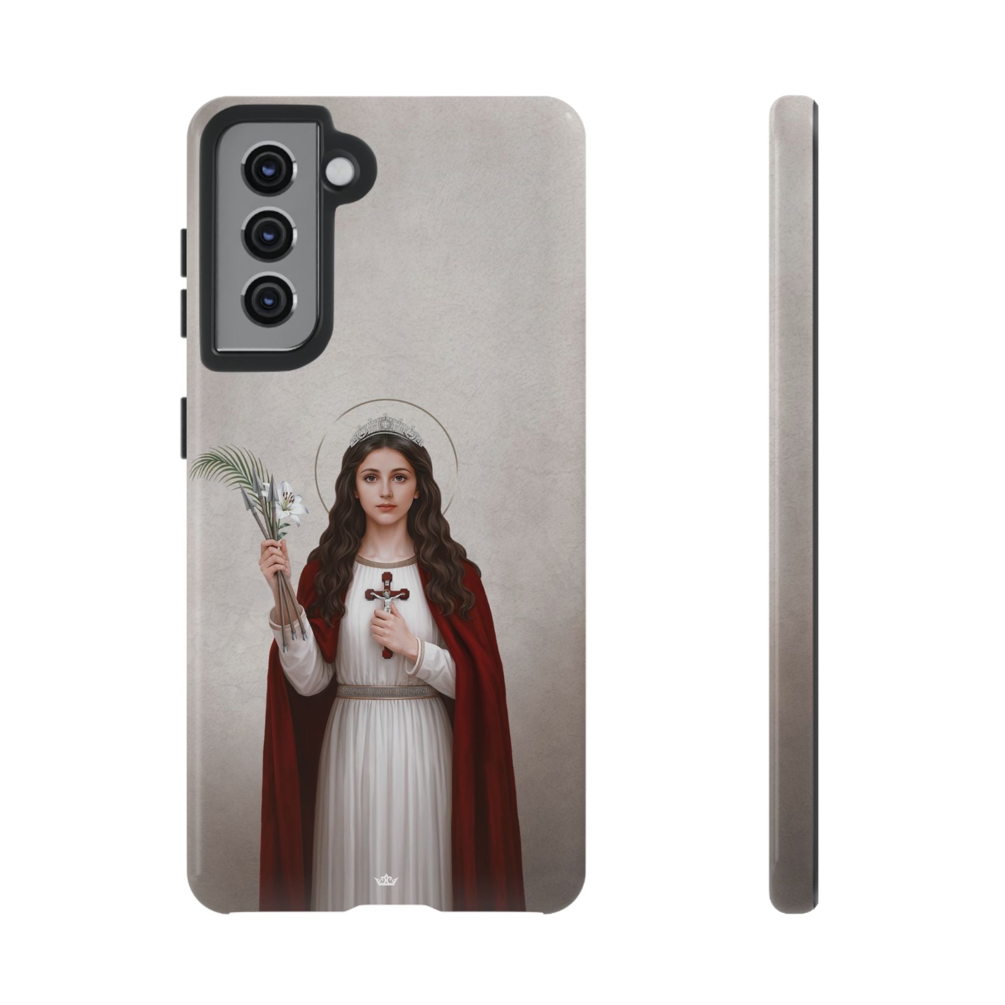 St. Philomena Hard Phone Case (Light) - Venxara