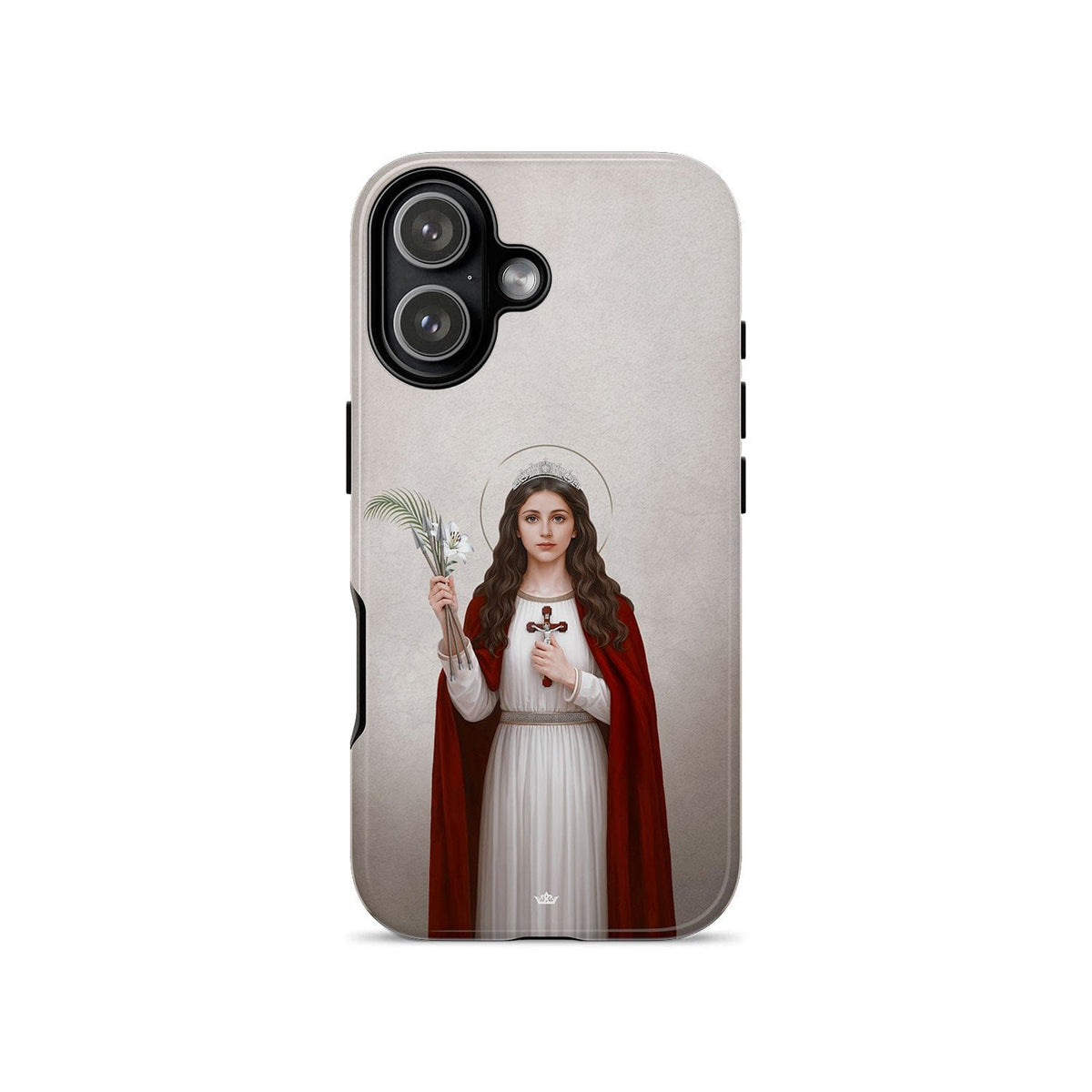 St. Philomena Hard Phone Case (Light) Copyright VENXARA