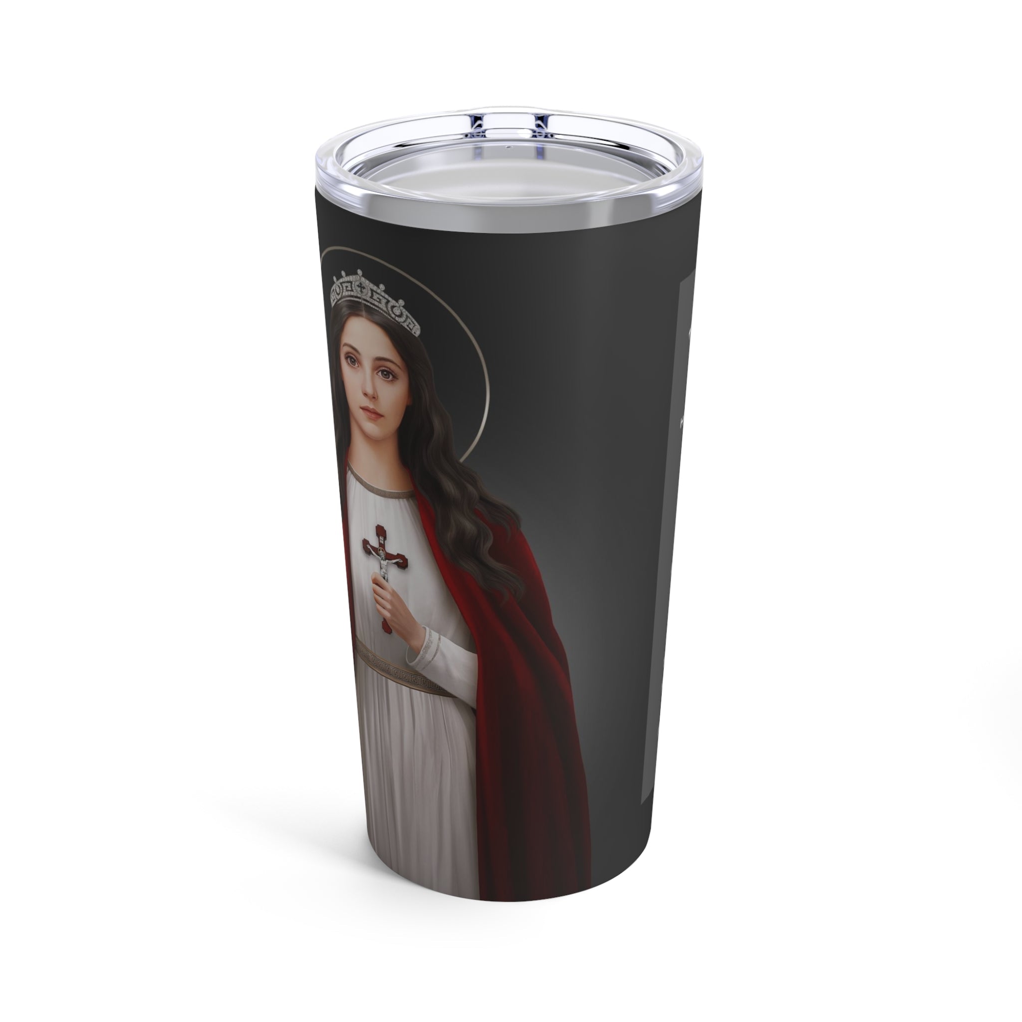 St. Philomena Lord's Prayer Tumbler 20 oz. (Ash) - VENXARA®
