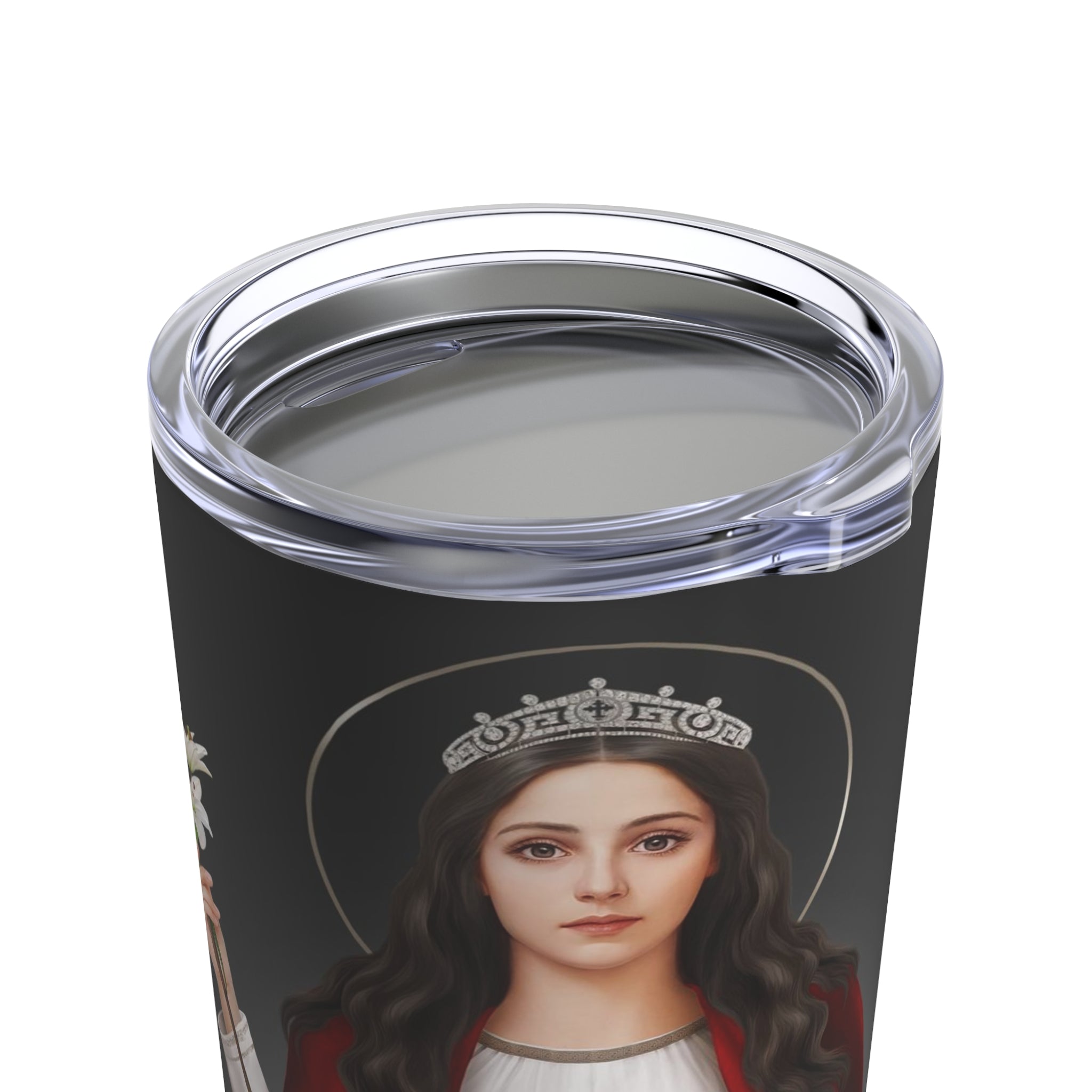 St. Philomena Lord's Prayer Tumbler 20 oz. (Ash) - VENXARA®