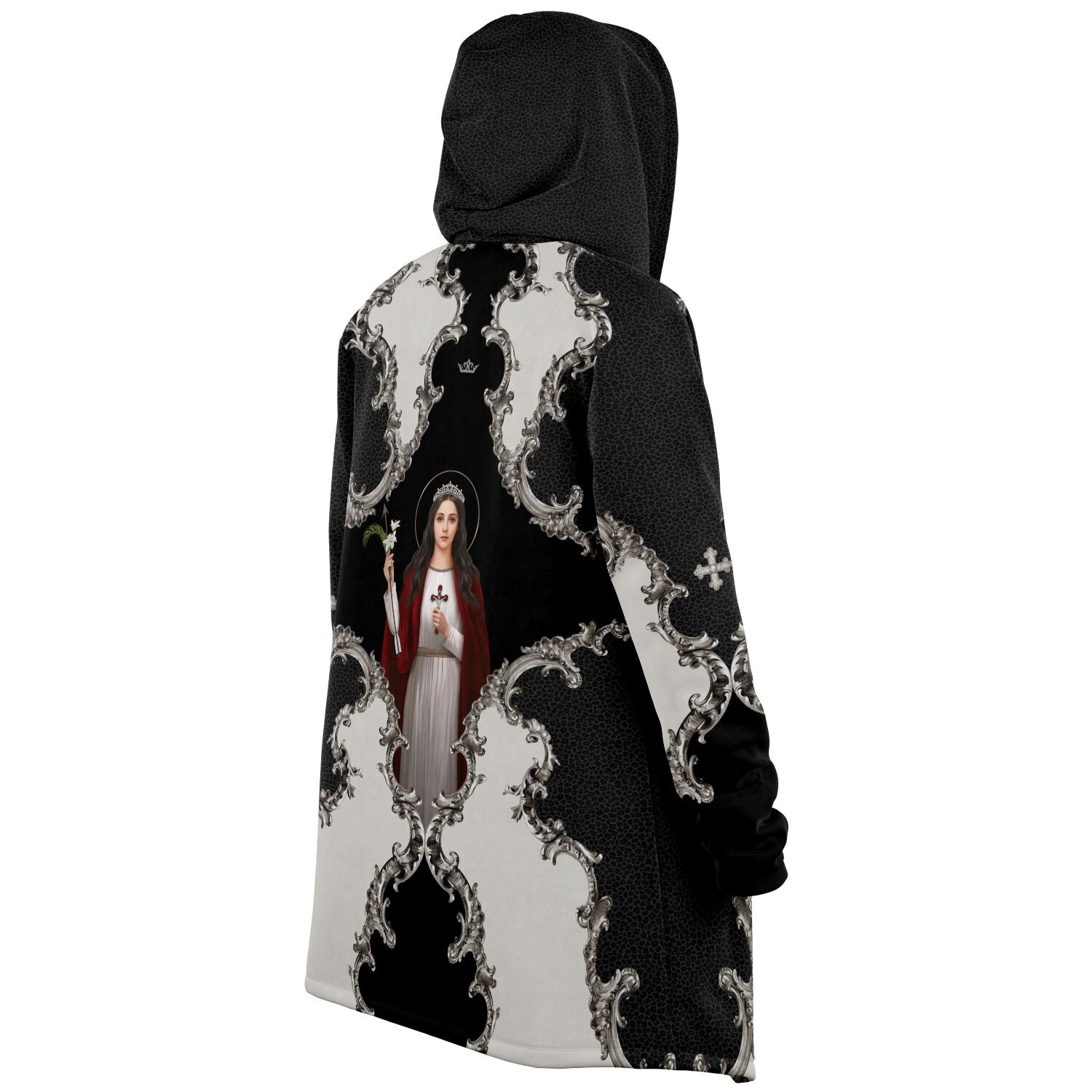 St. Philomena Microfleece Cloak (Baroque Leopard) - VENXARA®