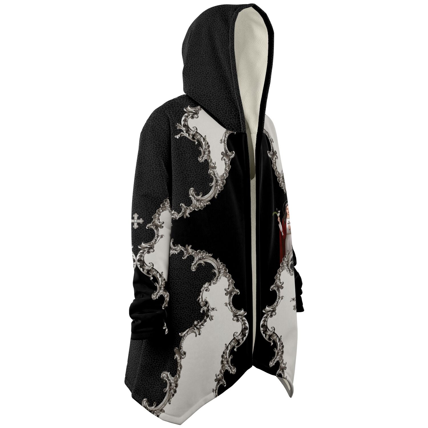 St. Philomena Microfleece Cloak (Baroque Leopard) - VENXARA®