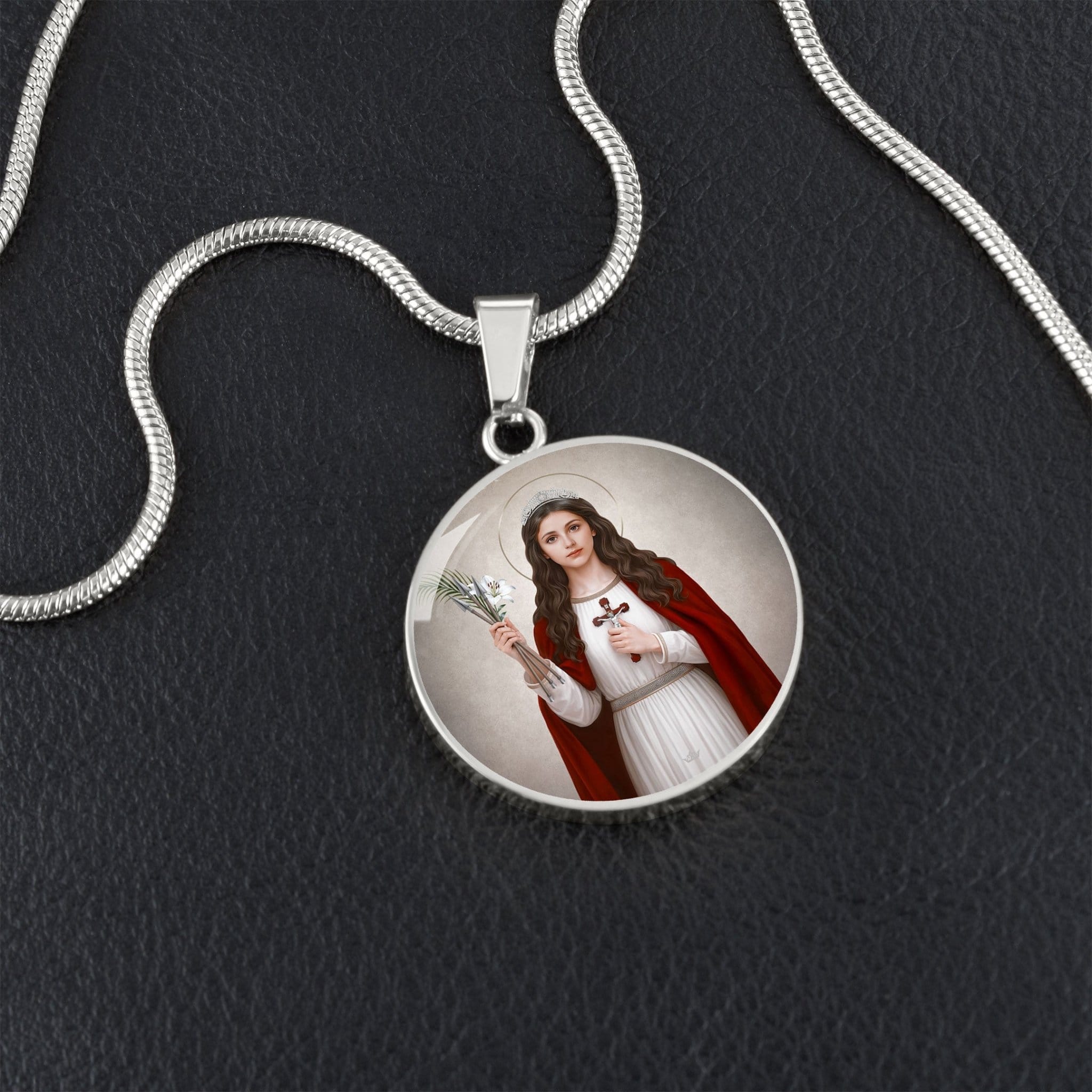 St. Philomena Pendant Necklace Copyright VENXARA