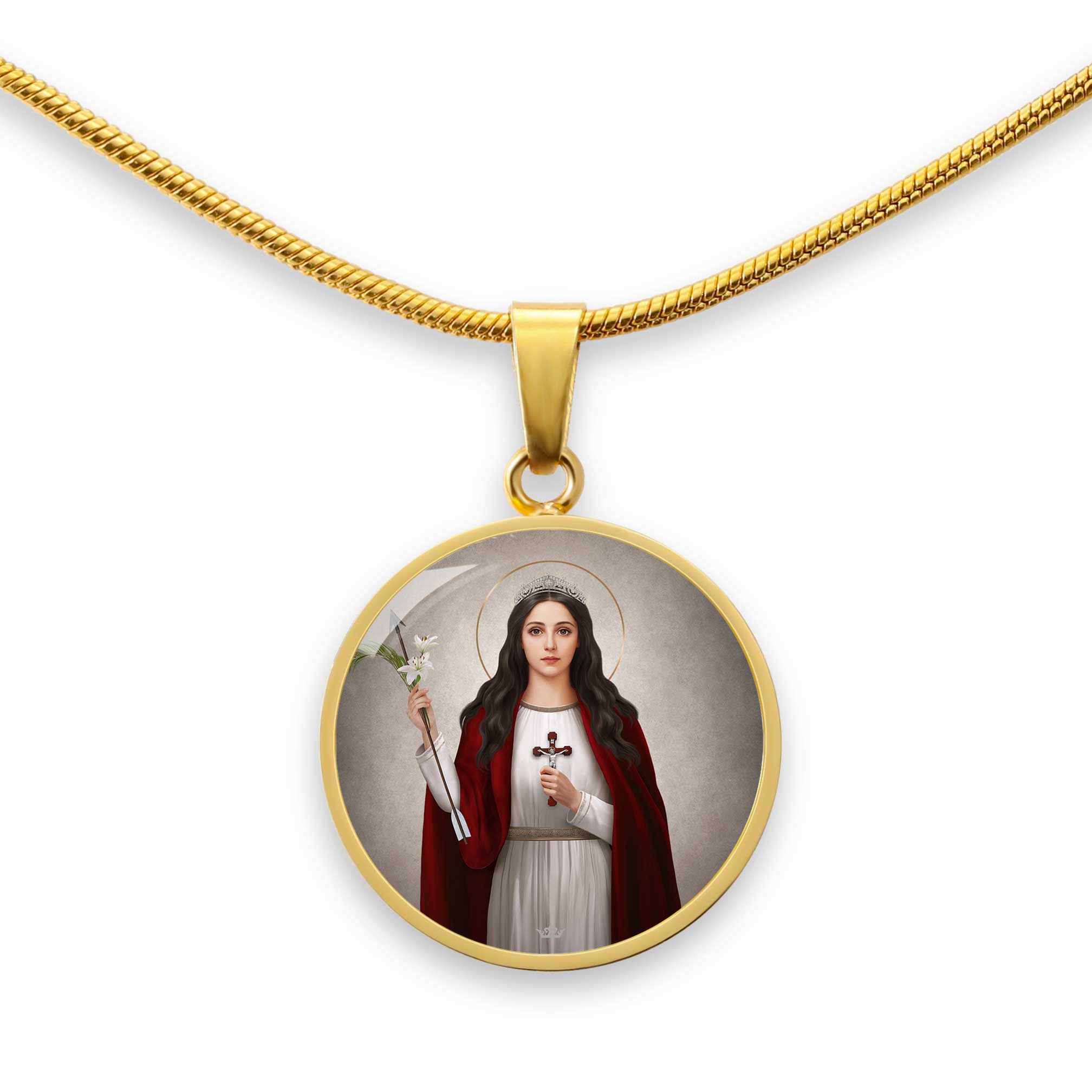 St. Philomena Pendant Necklace - VENXARA®