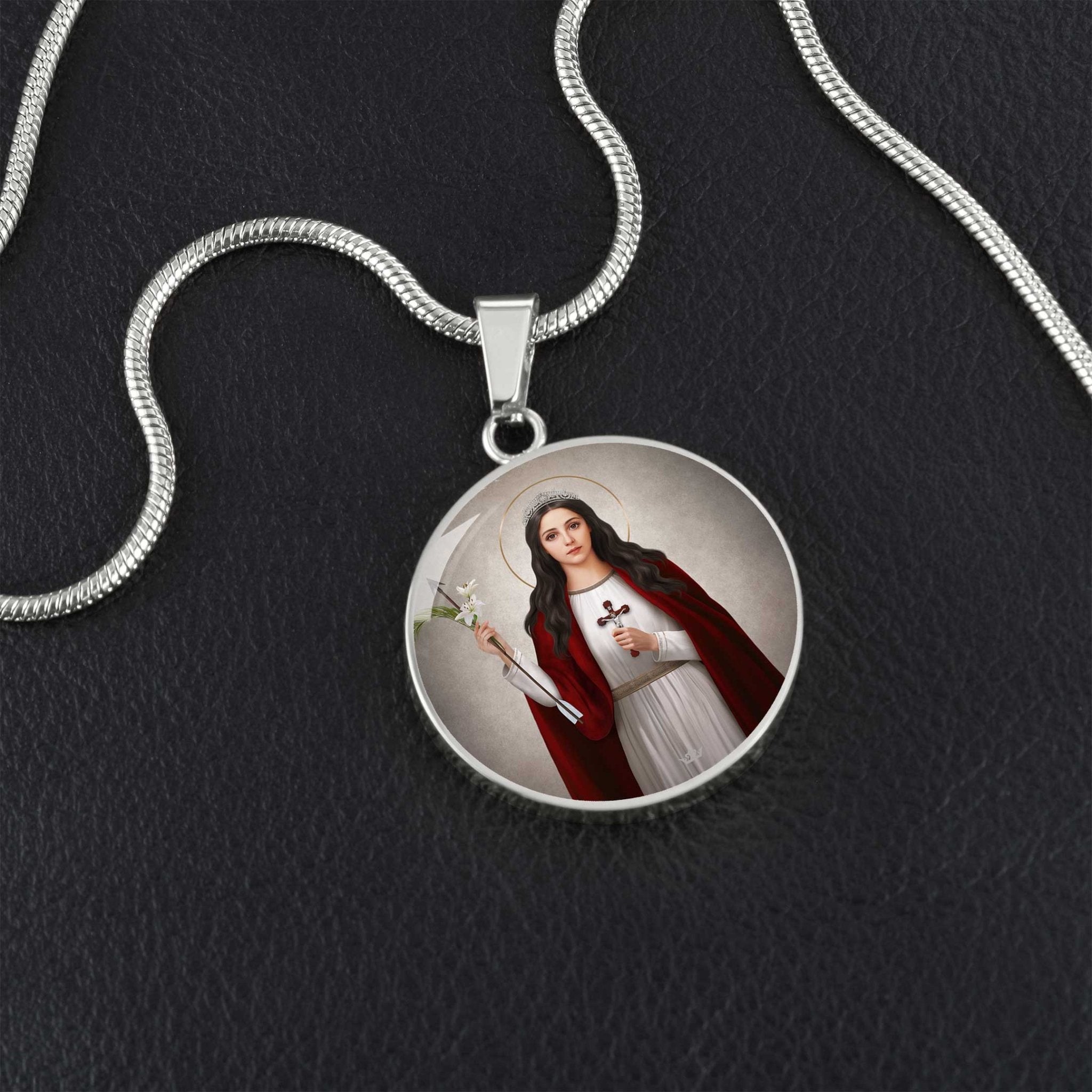 St. Philomena Pendant Necklace - VENXARA®