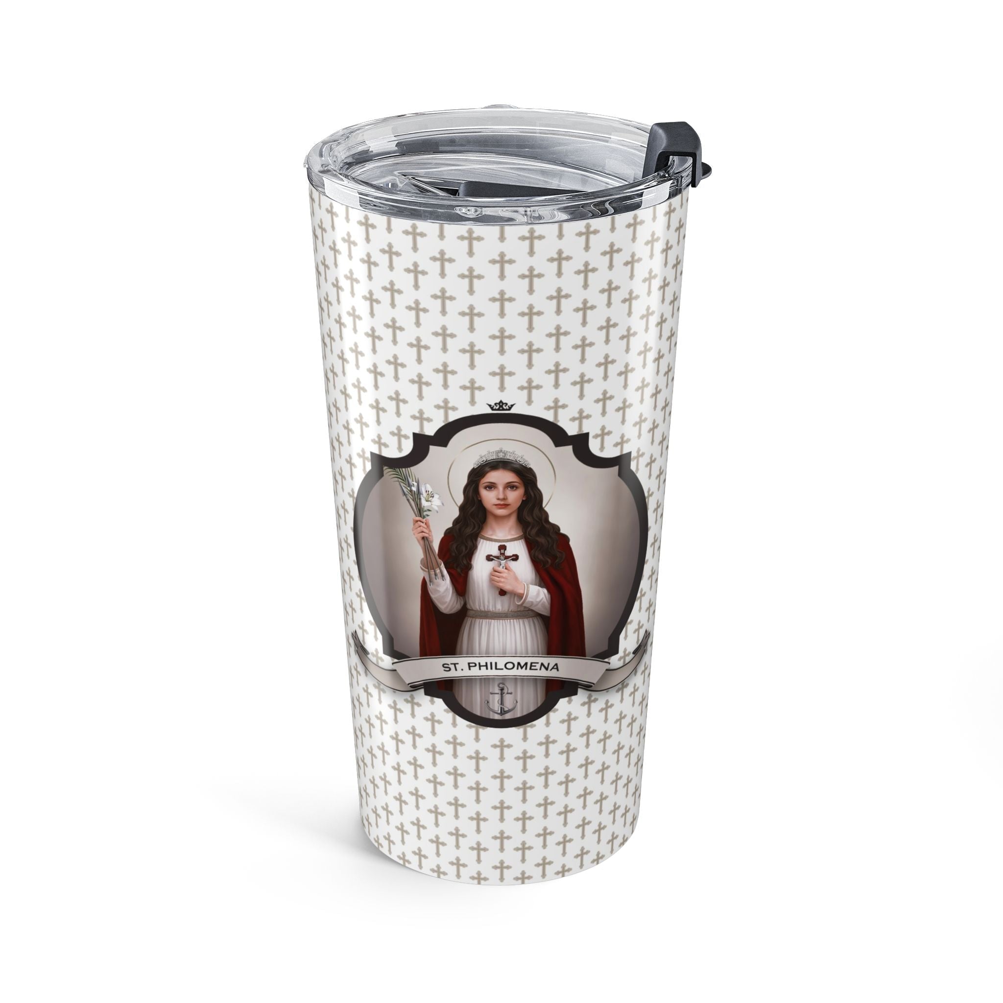 St. Philomena Tumbler (Crosses 20 oz) - VENXARA