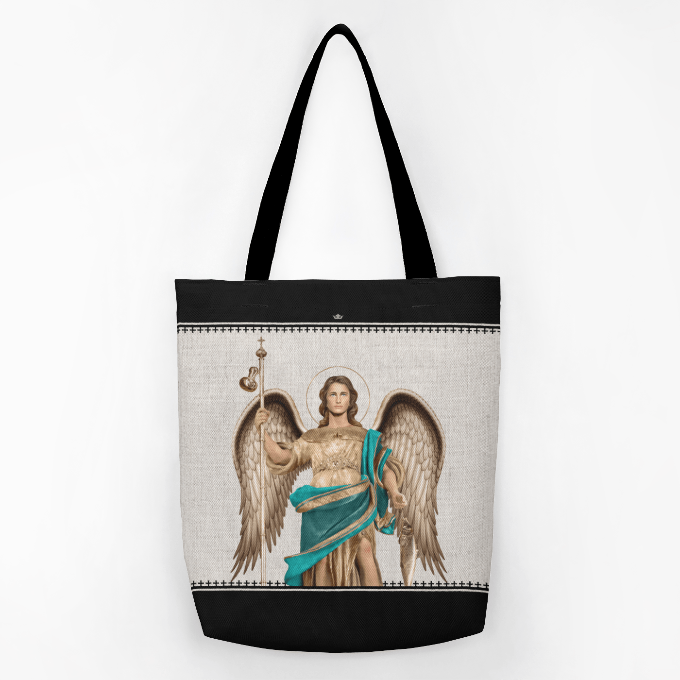 St. Raphael the Archangel Canvas Tote Bag - VENXARA®