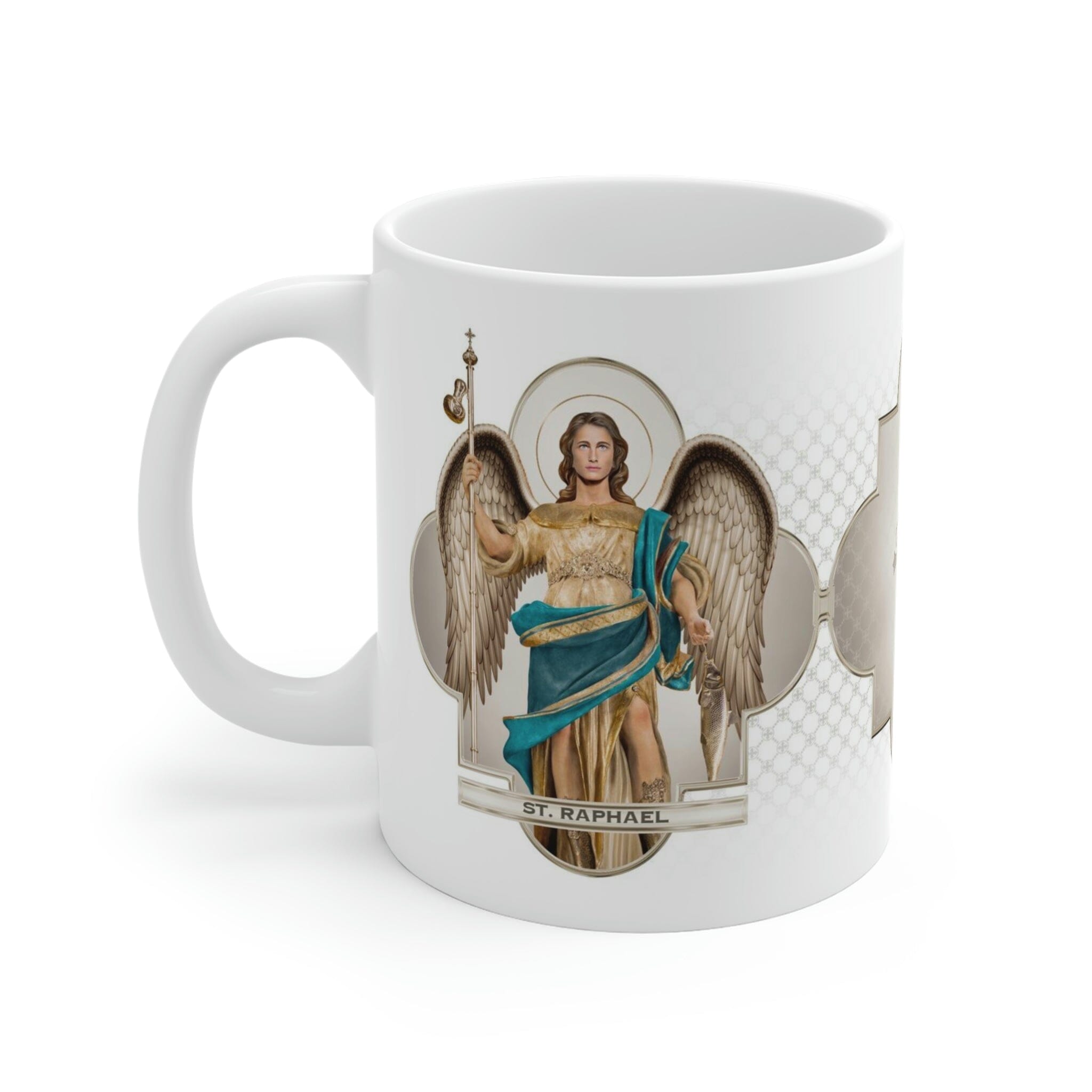 St. Raphael the Archangel Ceramic Mug - VENXARA®