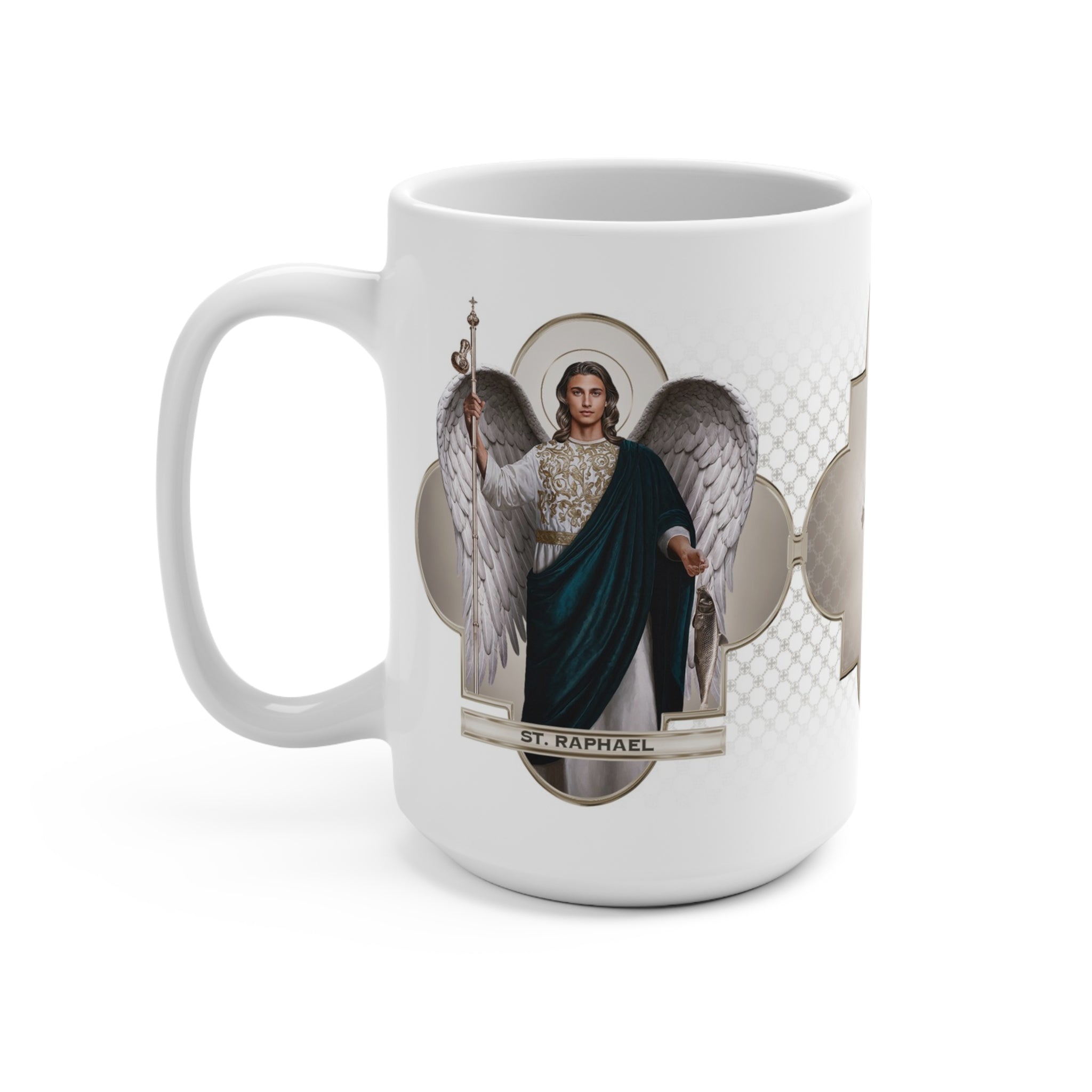 St. Raphael the Archangel Ceramic Mug - VENXARA®