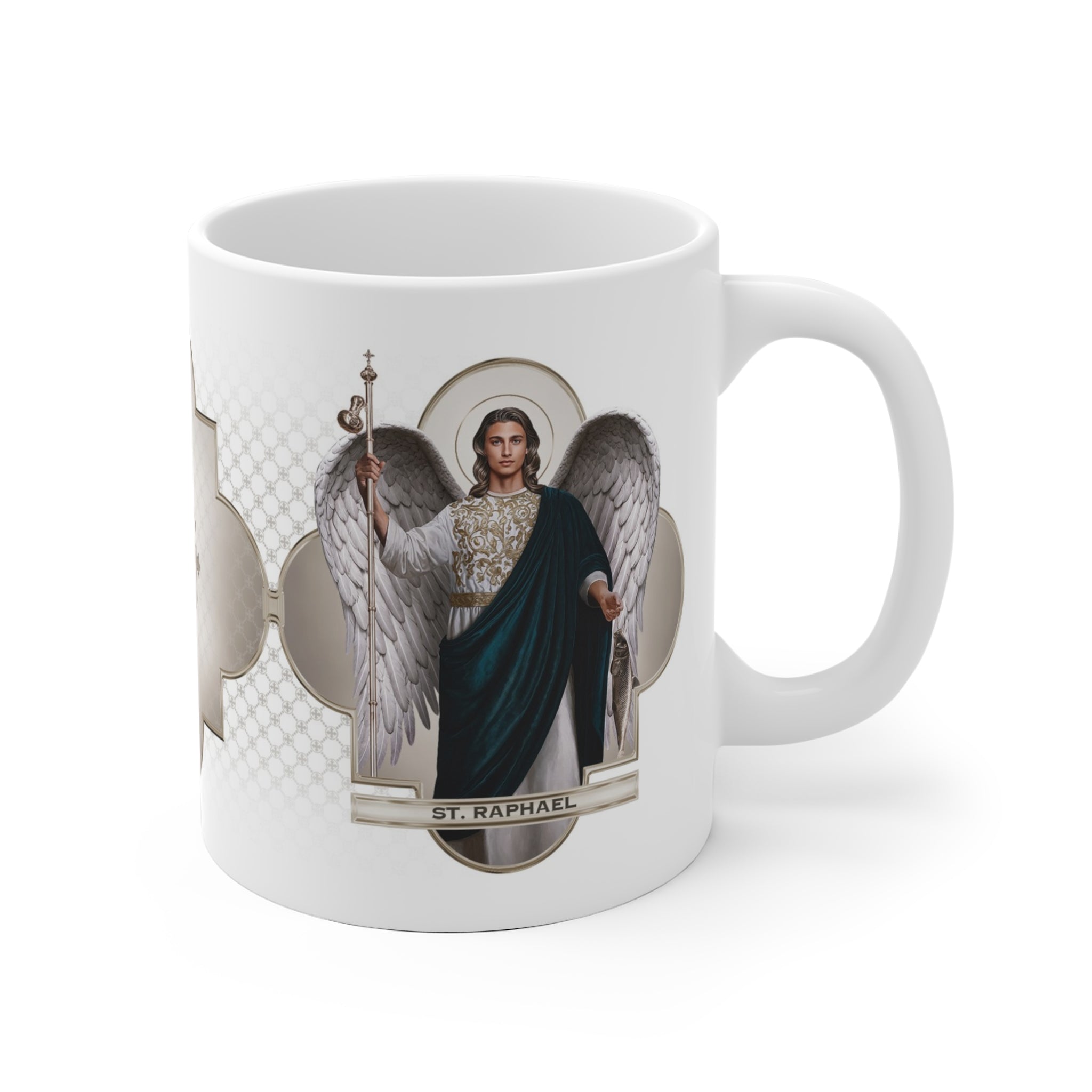 St. Raphael the Archangel Ceramic Mug - VENXARA®
