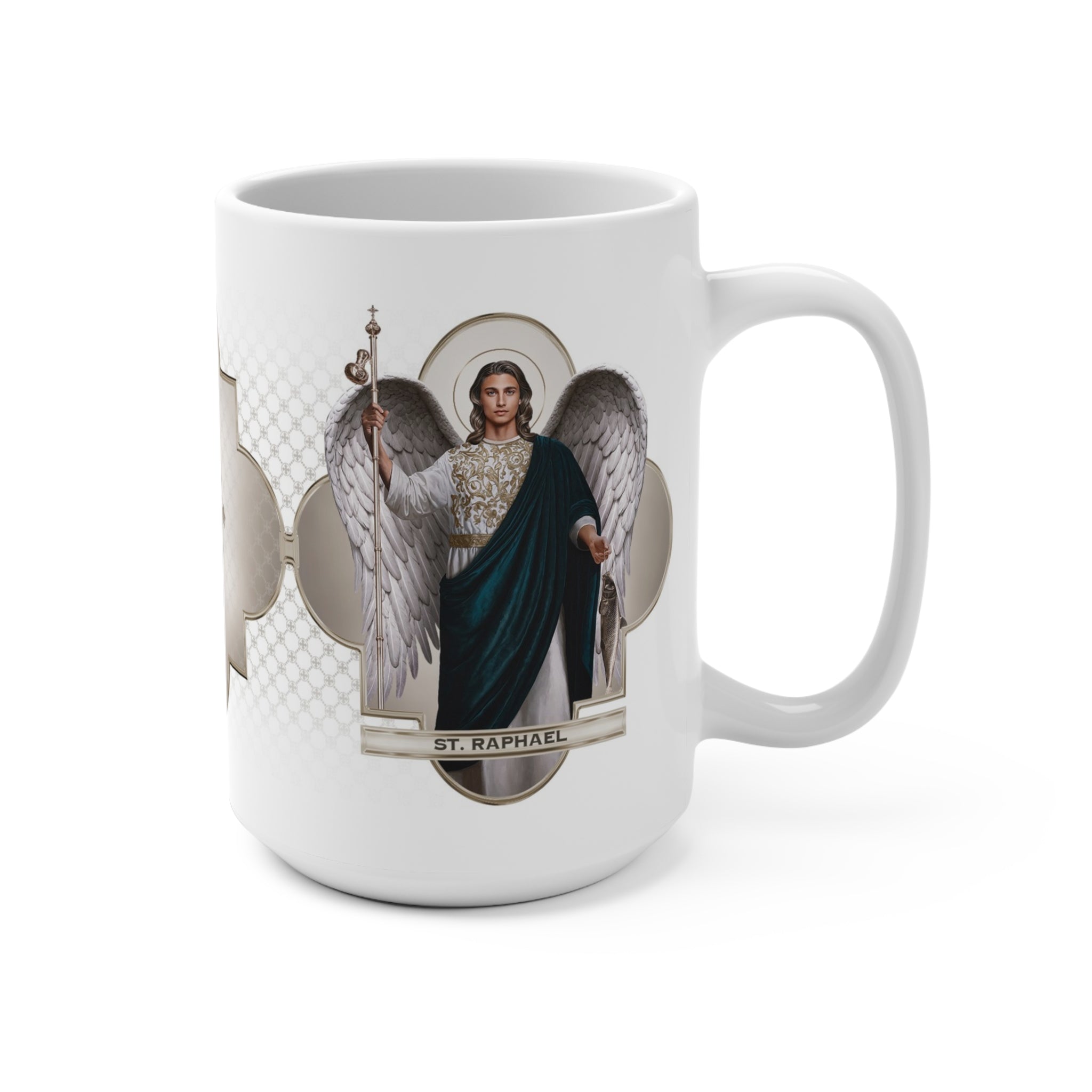 St. Raphael the Archangel Ceramic Mug - VENXARA®