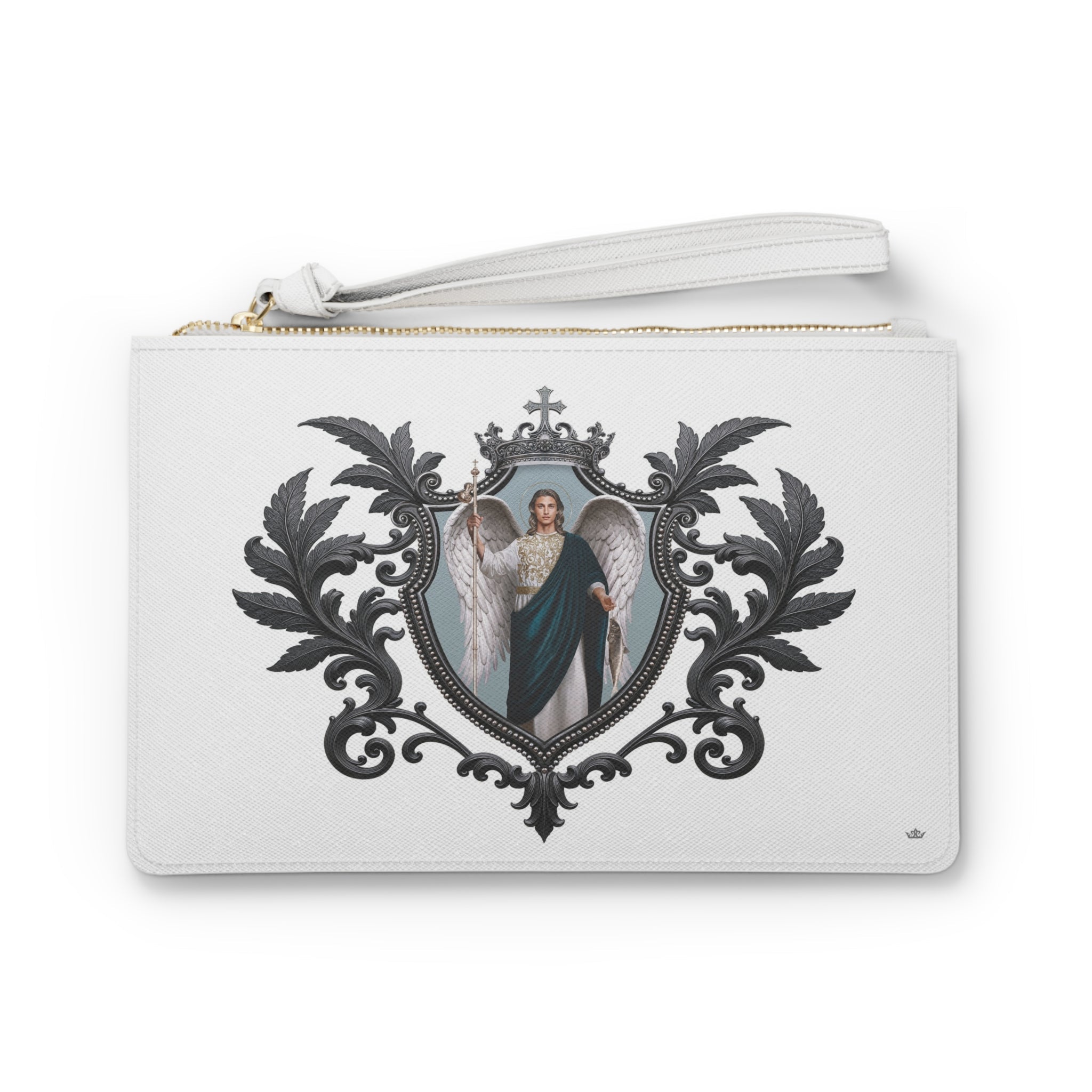St. Raphael the Archangel Clutch Pouch (Blanc Crest) - VENXARA