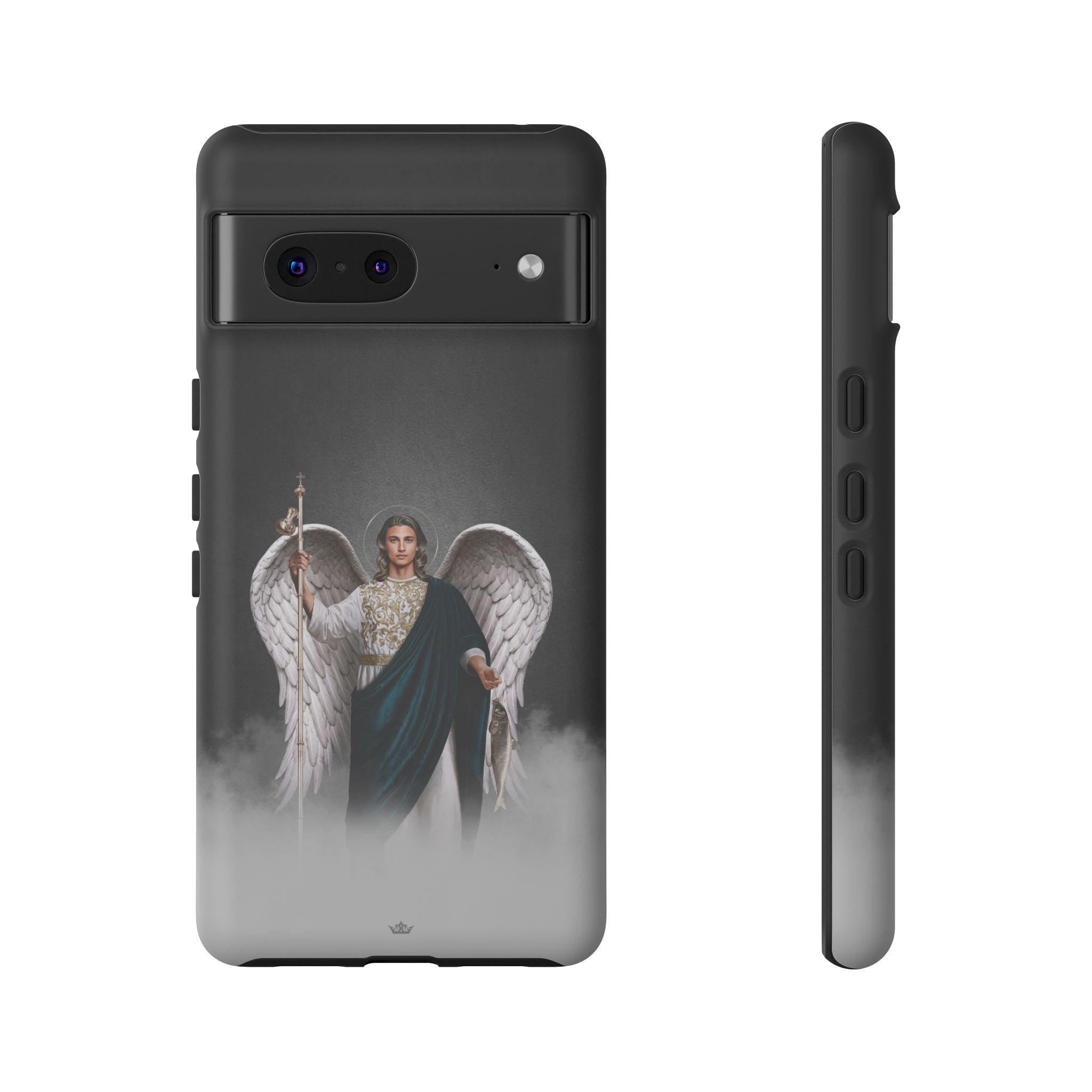 St. Raphael the Archangel Hard Phone Case (Dark) - VENXARA