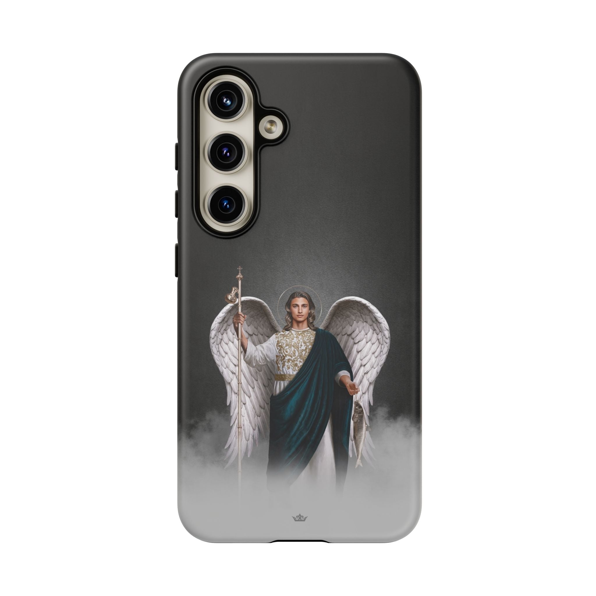 St. Raphael the Archangel Hard Phone Case (Dark) - VENXARA