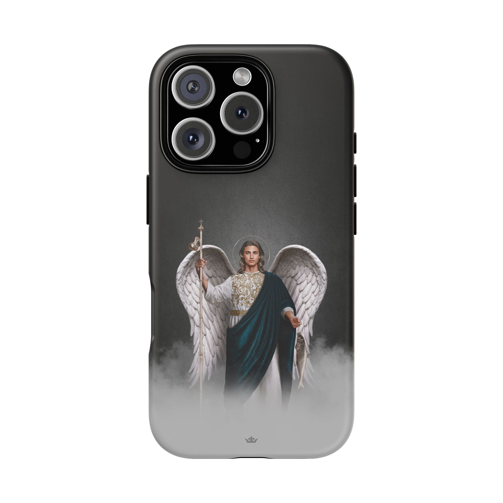 St. Raphael the Archangel Hard Phone Case (Dark) - VENXARA
