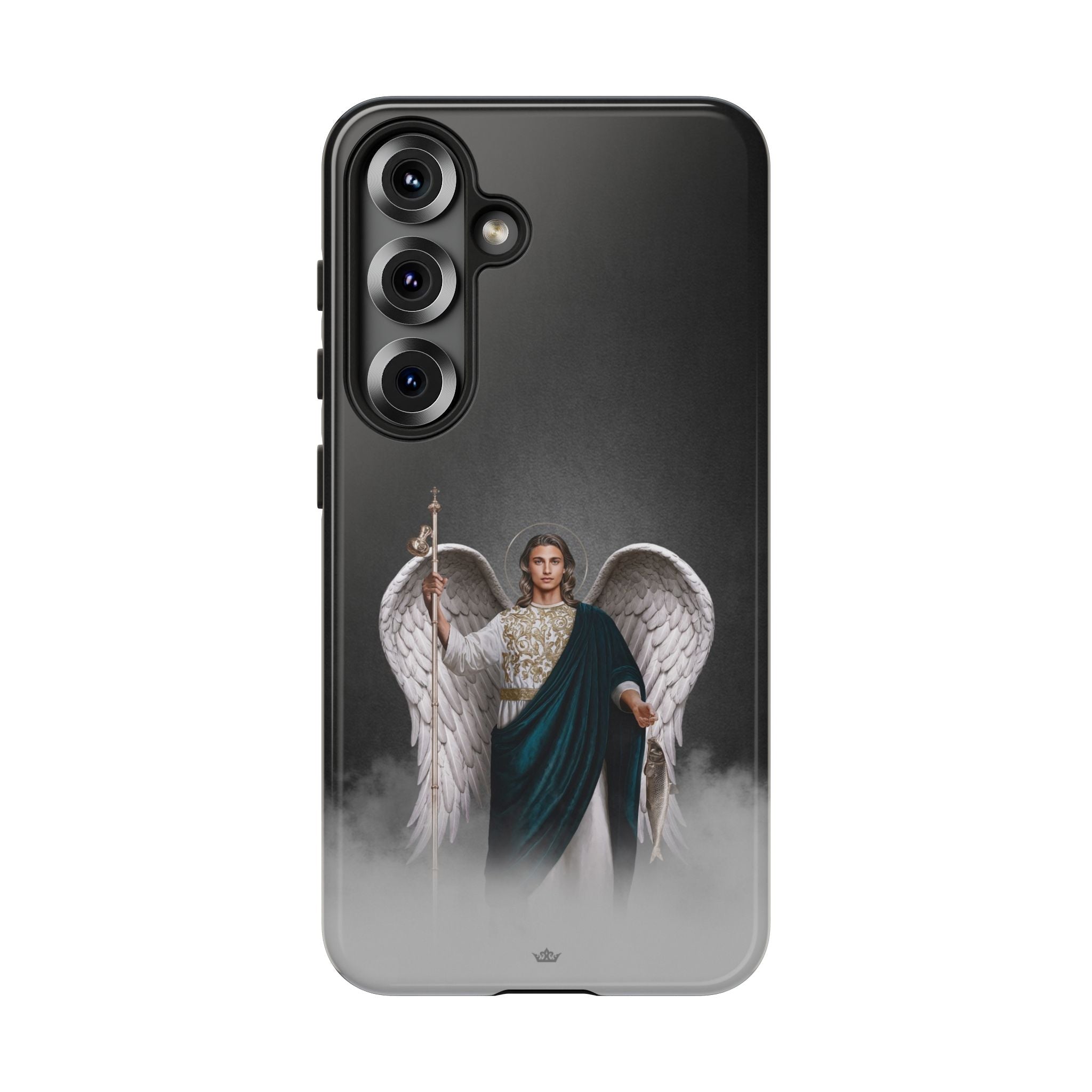 St. Raphael the Archangel Hard Phone Case (Dark) - VENXARA