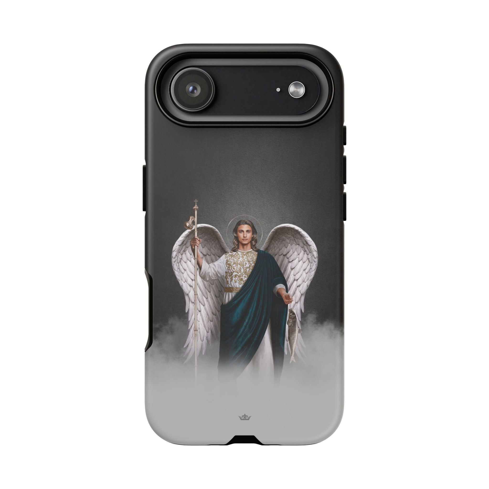 St. Raphael the Archangel Hard Phone Case (Dark) - VENXARA