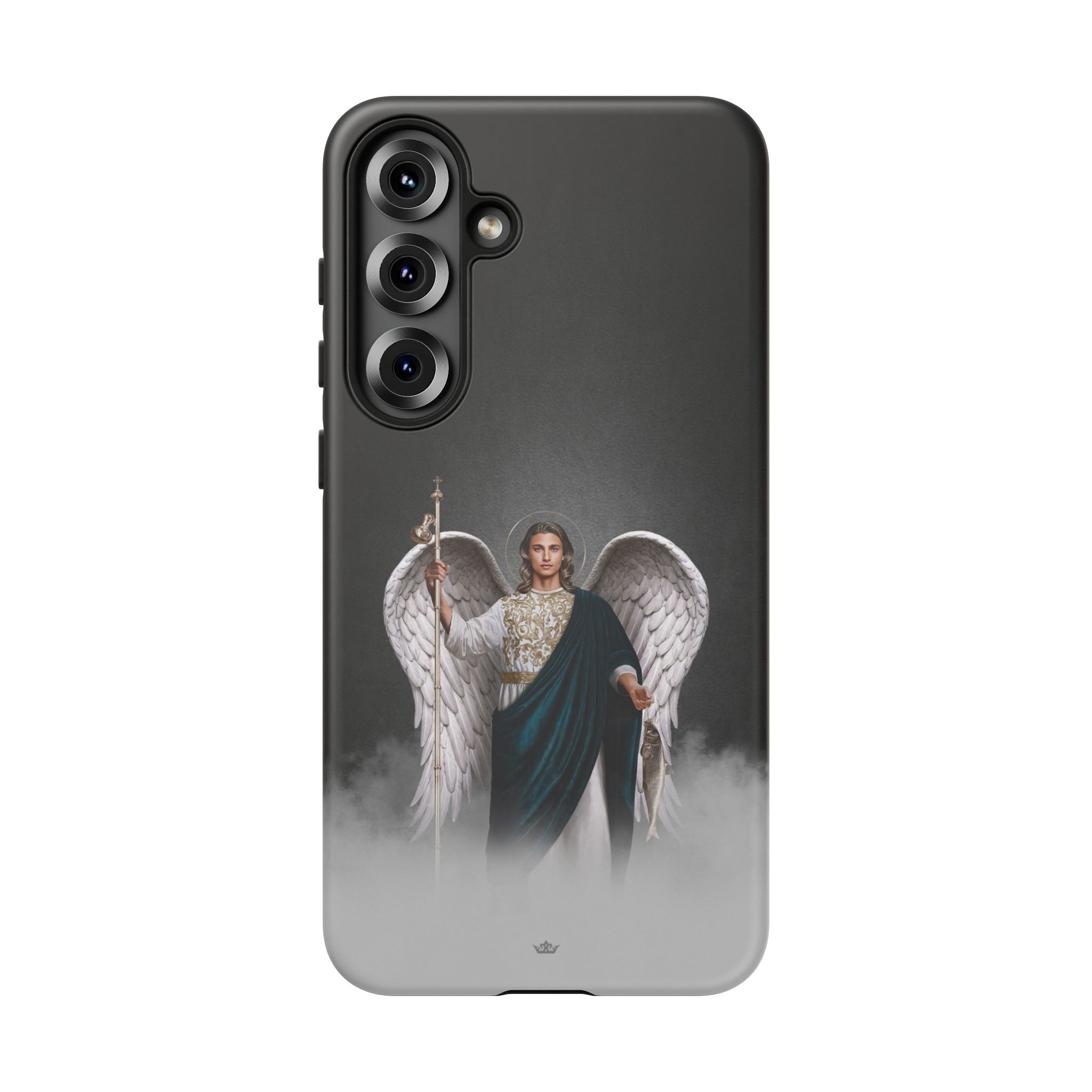 St. Raphael the Archangel Hard Phone Case (Dark) - VENXARA