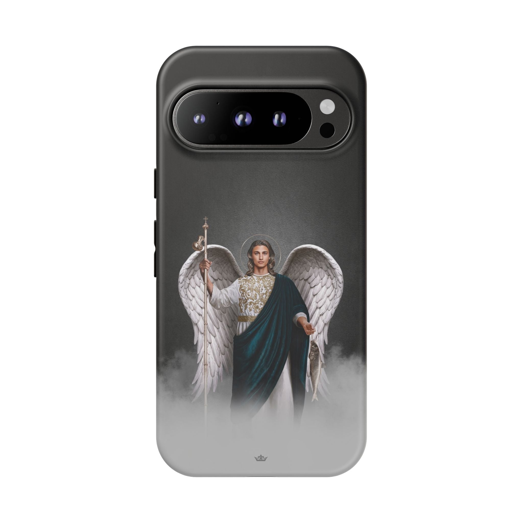 St. Raphael the Archangel Hard Phone Case (Dark) - VENXARA