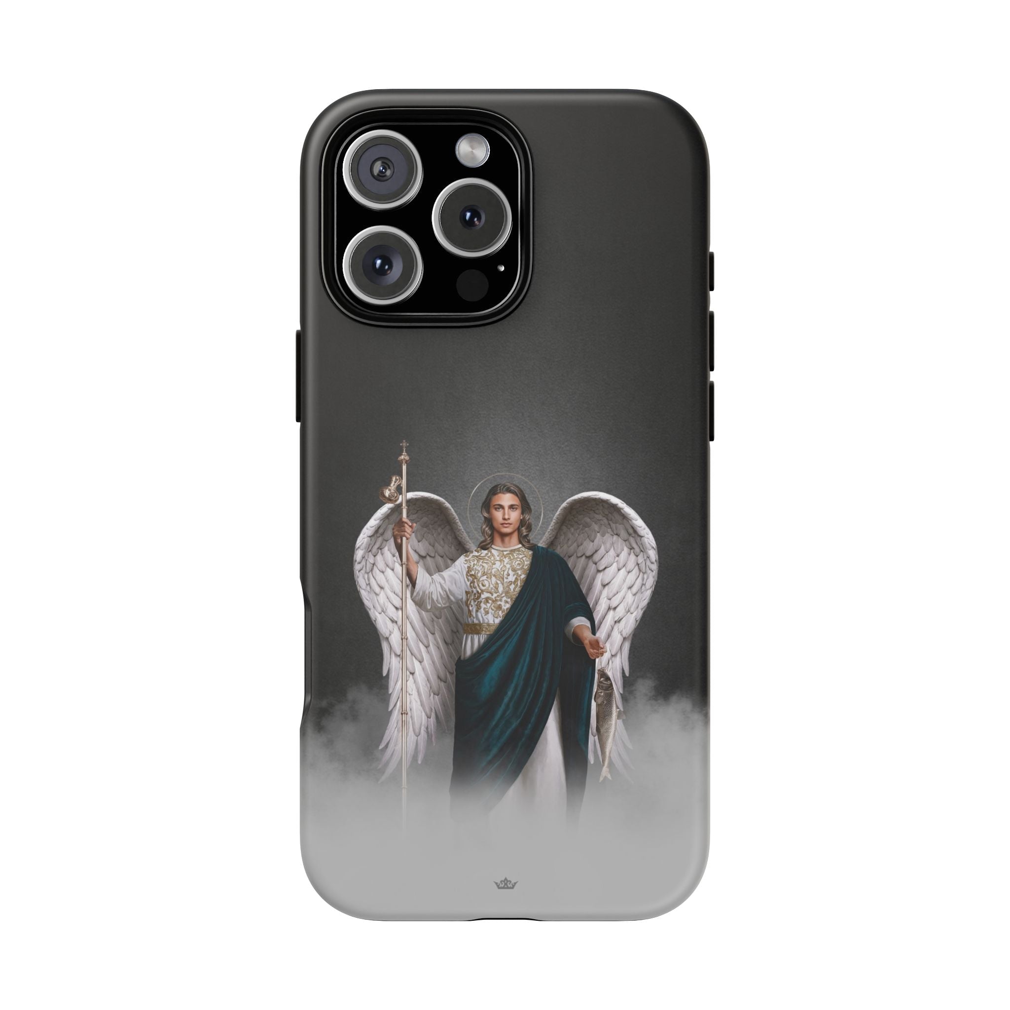 St. Raphael the Archangel Hard Phone Case (Dark) - VENXARA