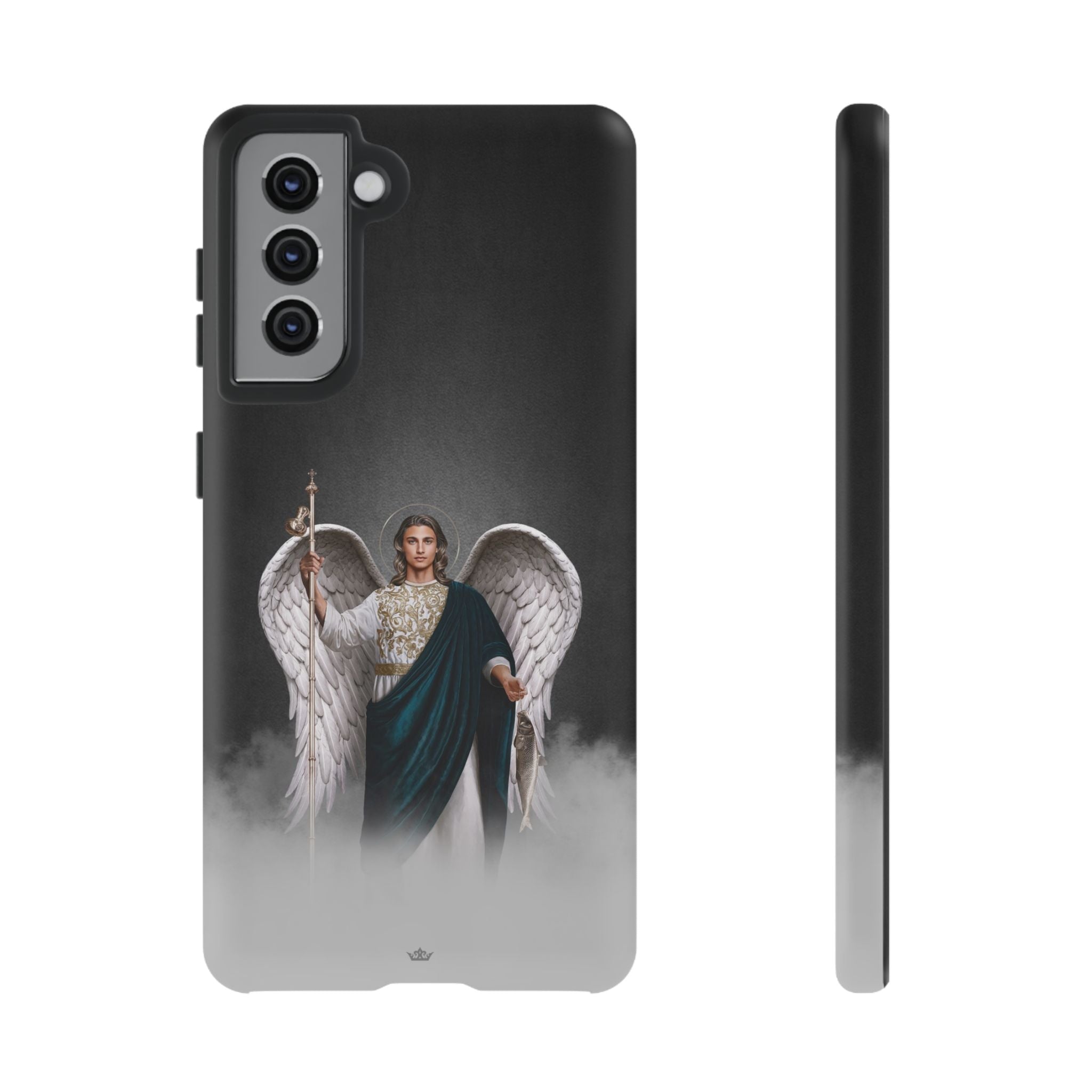 St. Raphael the Archangel Hard Phone Case (Dark) - VENXARA