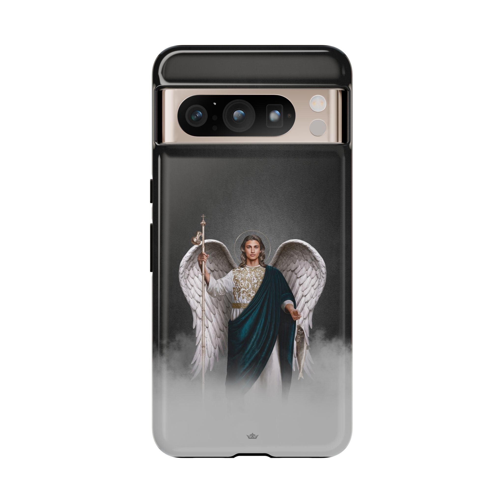 St. Raphael the Archangel Hard Phone Case (Dark) - VENXARA