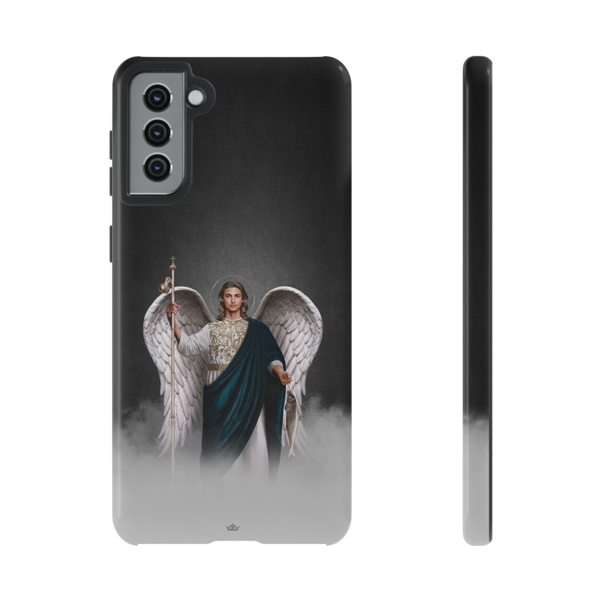 St. Raphael the Archangel Hard Phone Case (Dark) - VENXARA