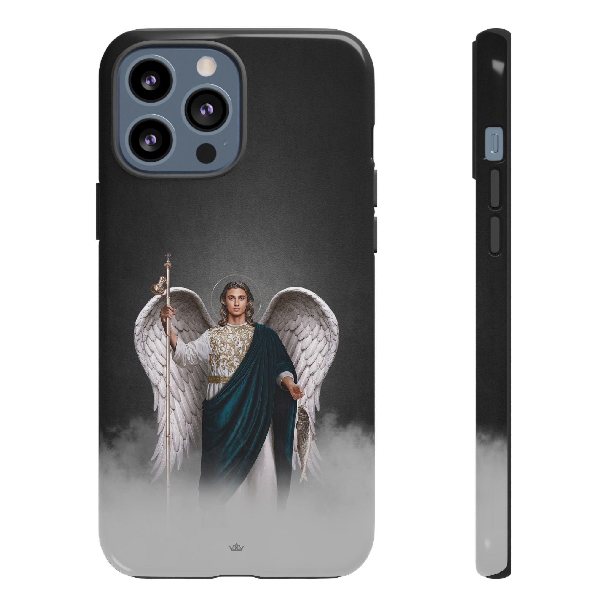 St. Raphael the Archangel Hard Phone Case (Dark) - VENXARA