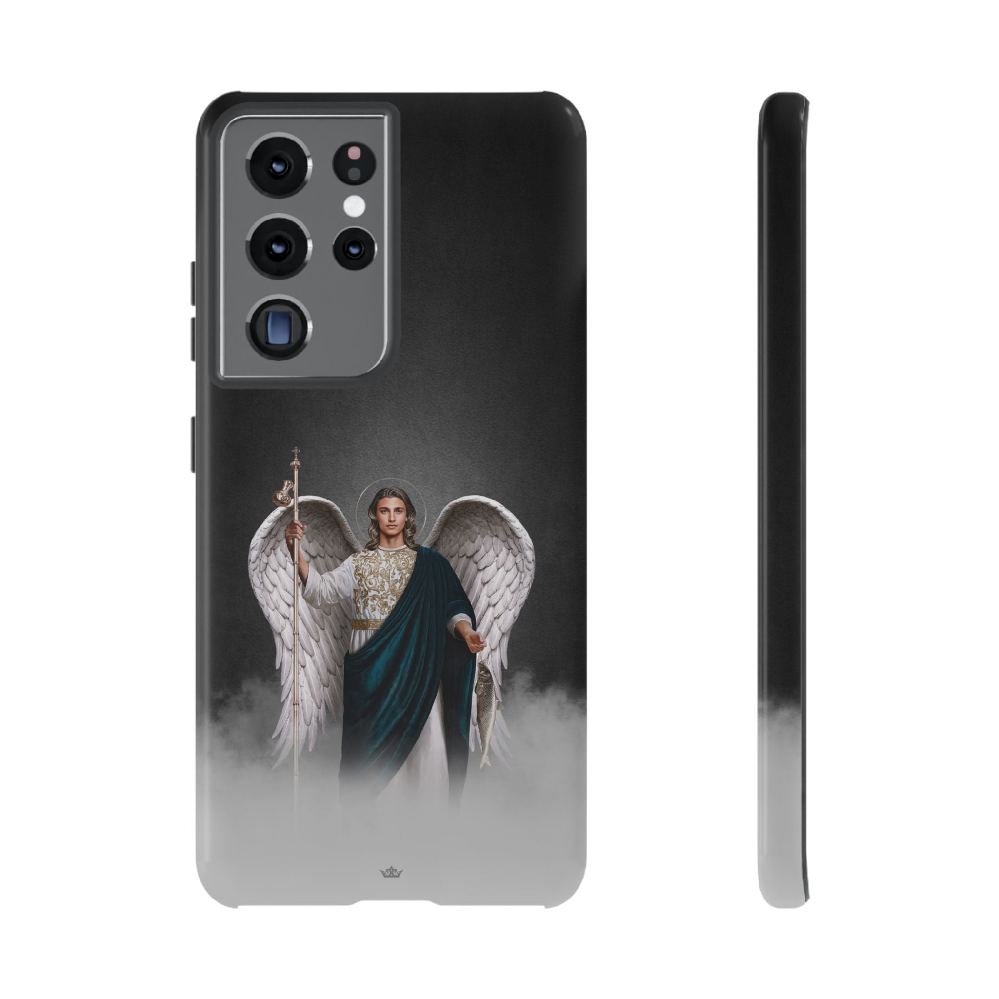 St. Raphael the Archangel Hard Phone Case (Dark) - VENXARA