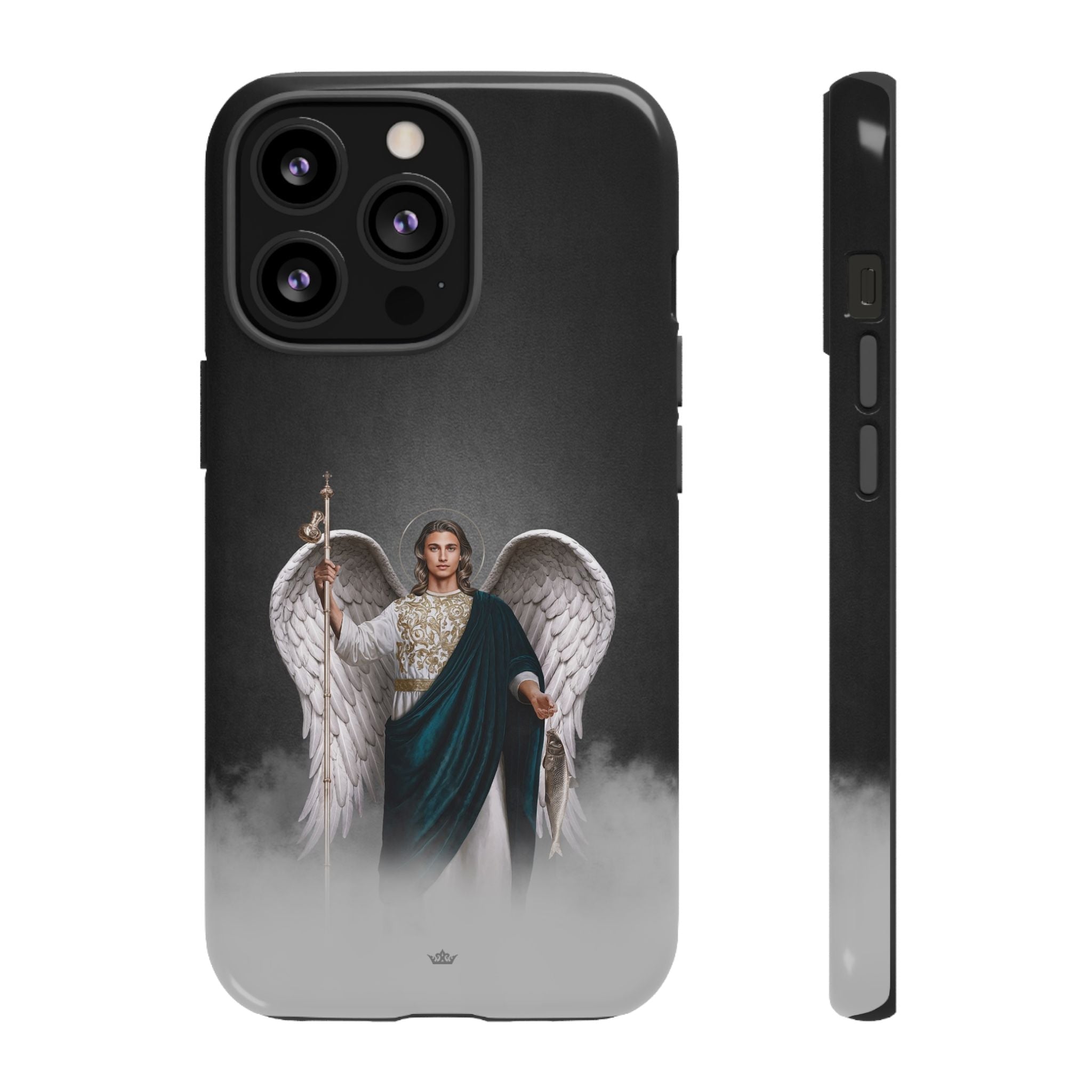 St. Raphael the Archangel Hard Phone Case (Dark) - VENXARA