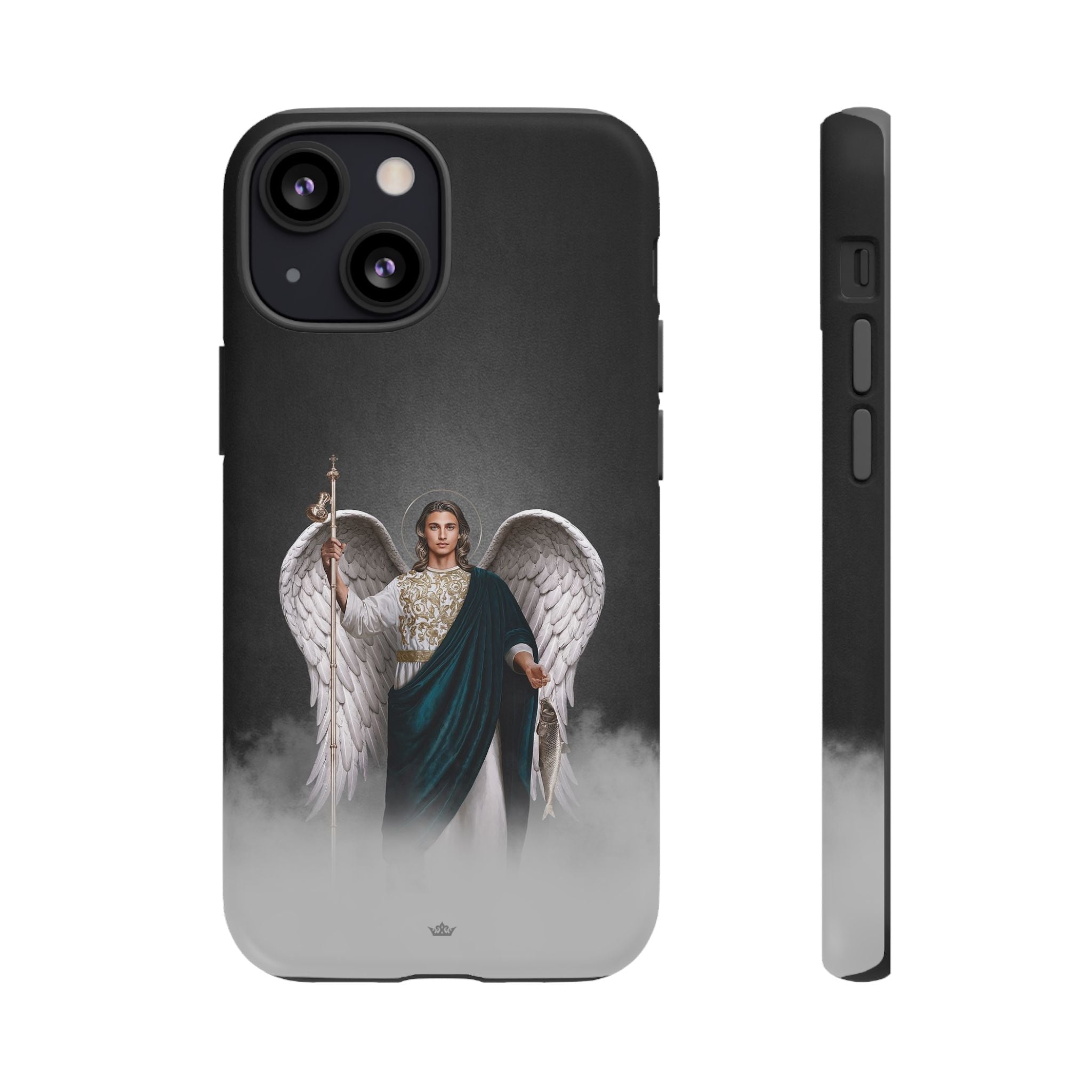 St. Raphael the Archangel Hard Phone Case (Dark) - VENXARA
