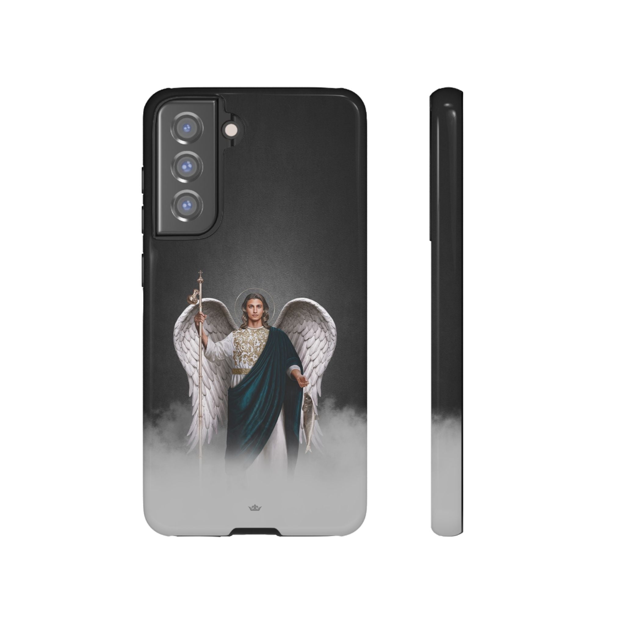 St. Raphael the Archangel Hard Phone Case (Dark) - VENXARA