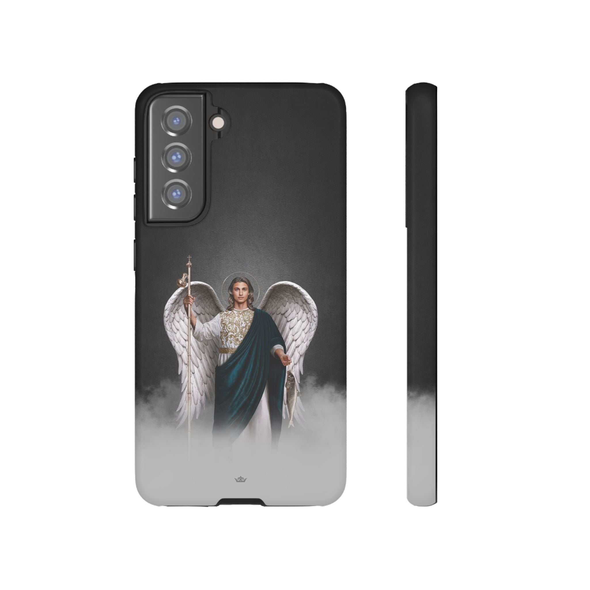 St. Raphael the Archangel Hard Phone Case (Dark) - VENXARA