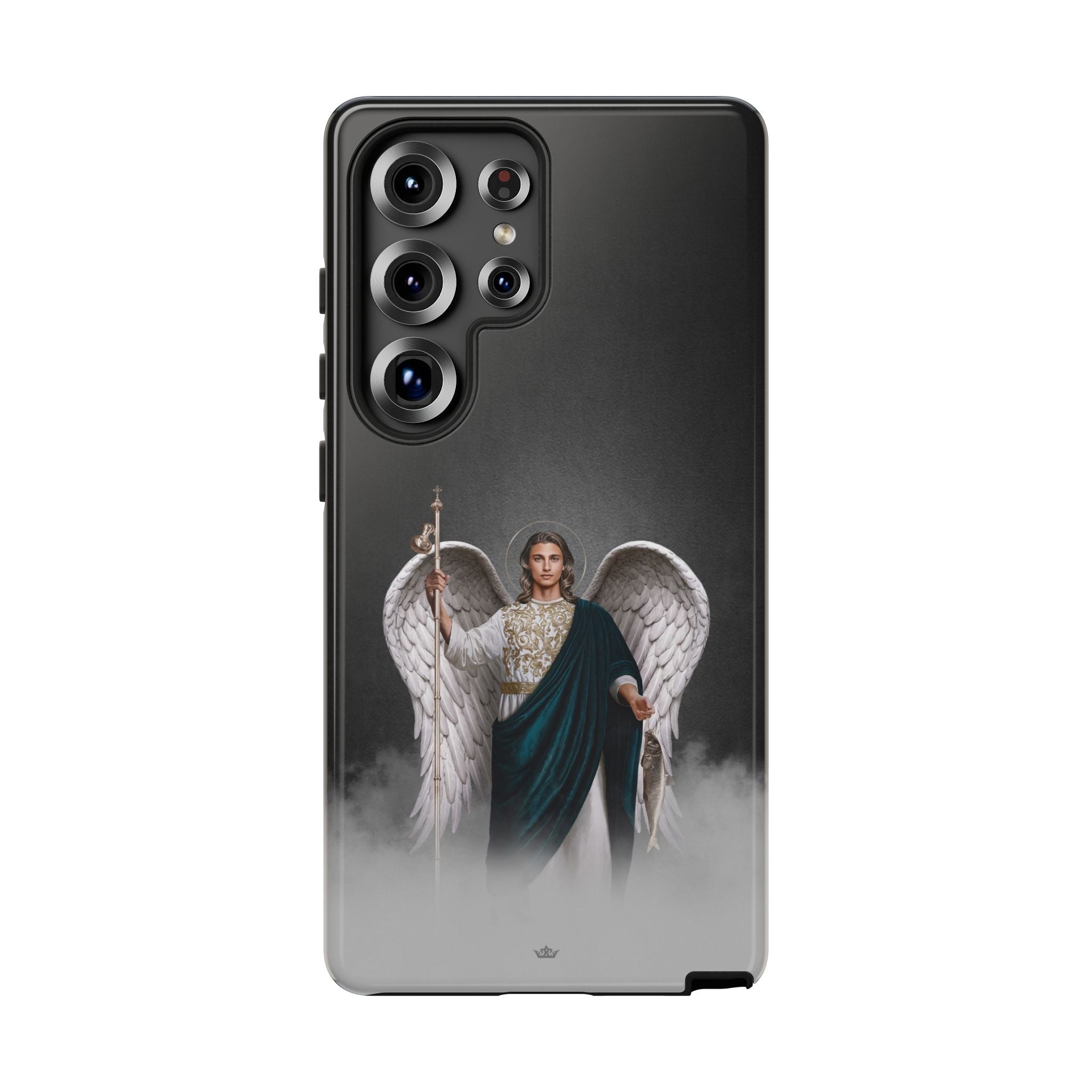 St. Raphael the Archangel Hard Phone Case (Dark) - VENXARA