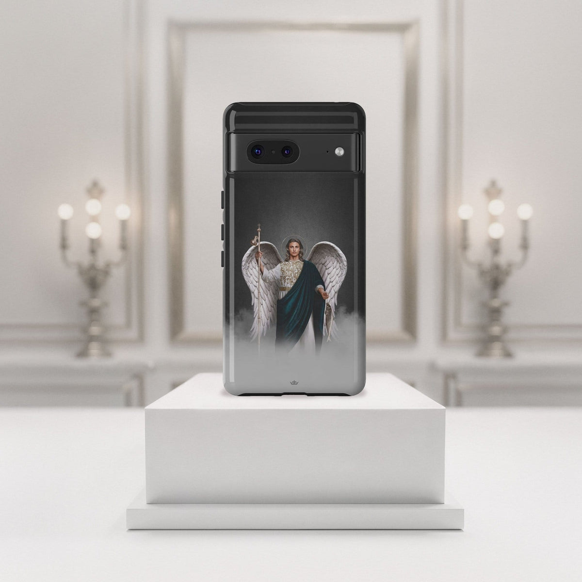 St. Raphael the Archangel Hard Phone Case (Dark) Copyright VENXARA