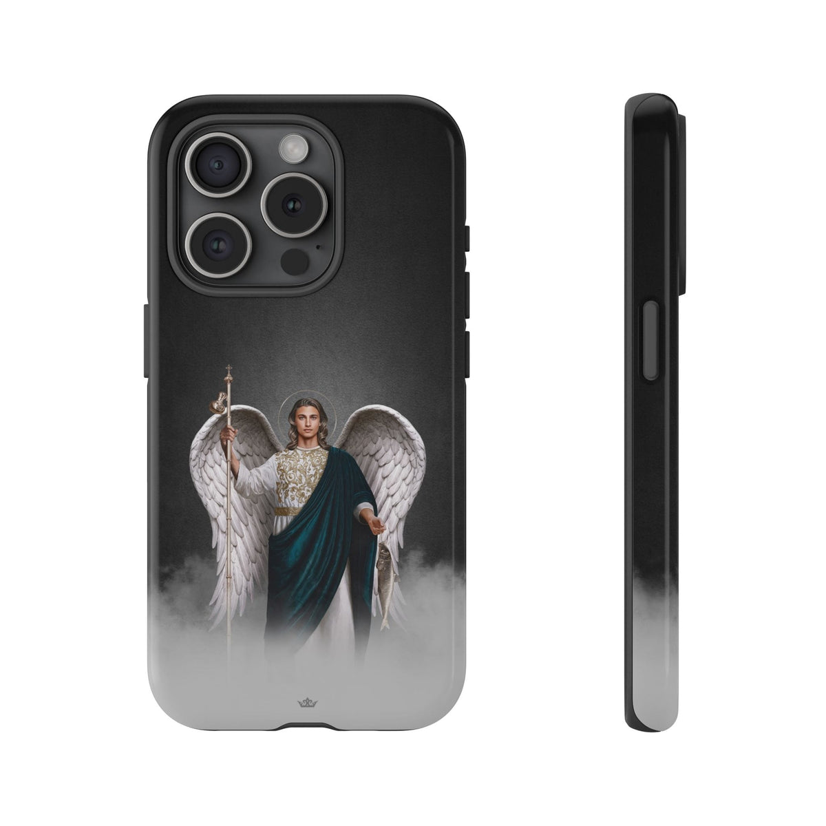 St. Raphael the Archangel Hard Phone Case (Dark) Copyright VENXARA