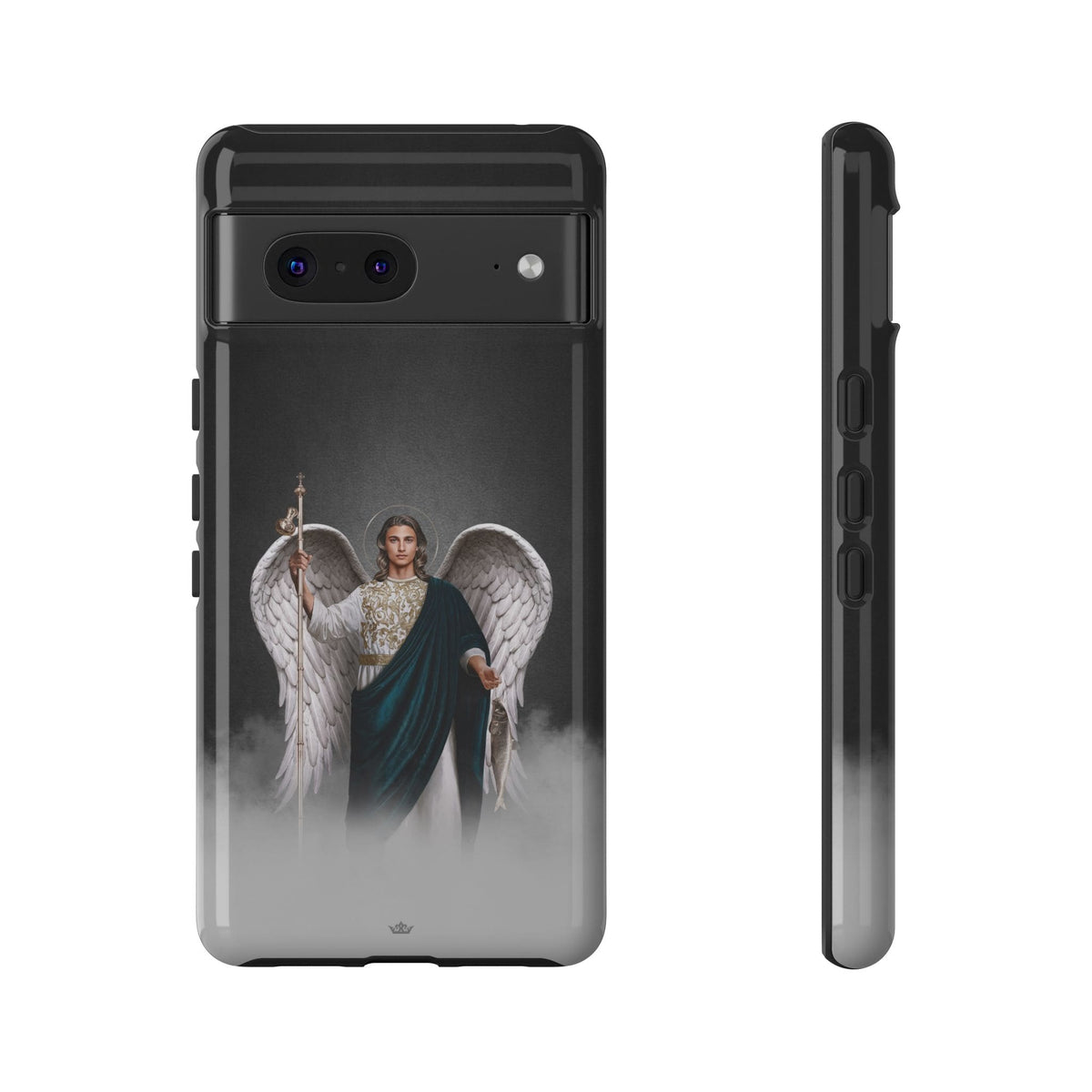 St. Raphael the Archangel Hard Phone Case (Dark) Copyright VENXARA